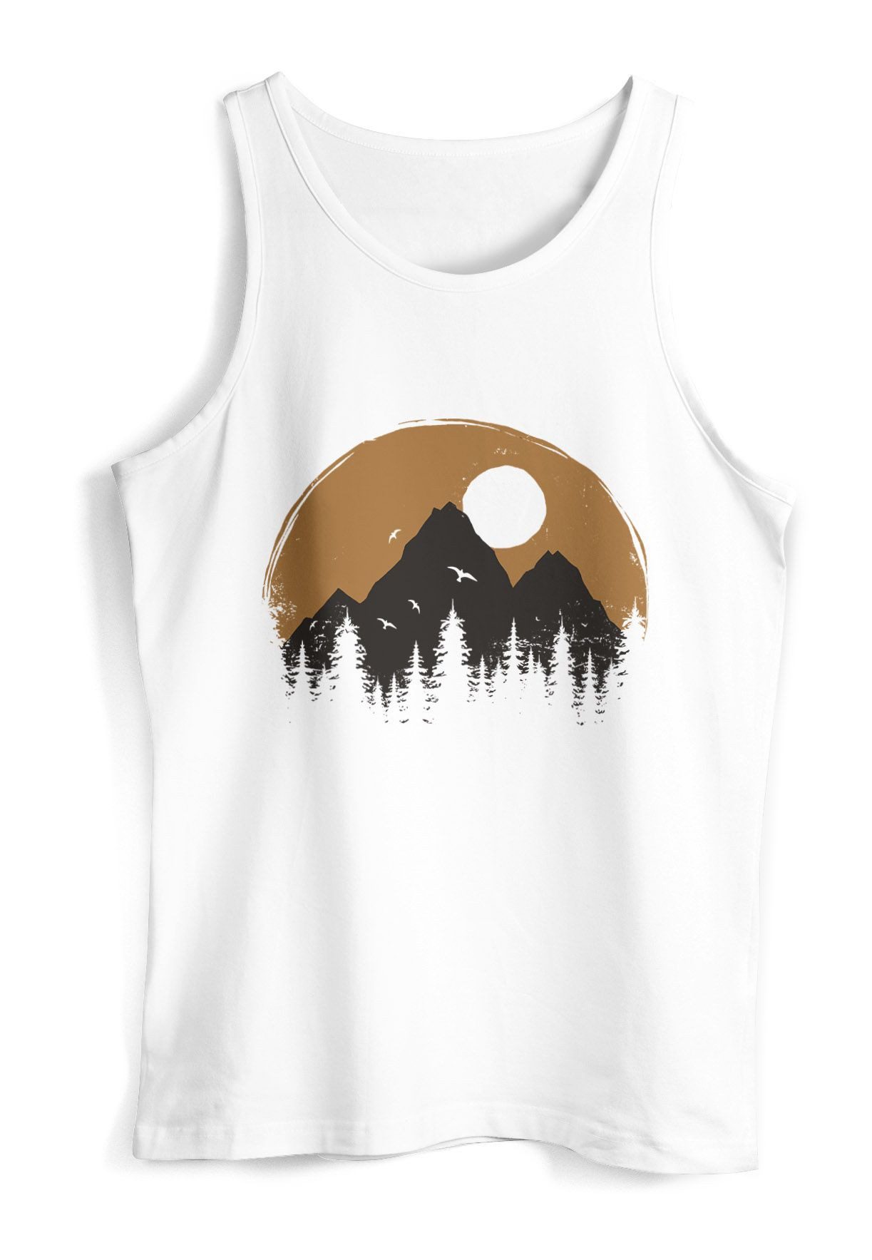 Neverless Tanktop Herren Tank-Top Outdoor Print günstig online kaufen