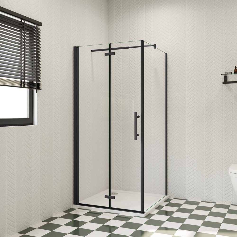 duschspa Eckdusche 185cm ESG Falttür + Seitenwand Scharniertür Duschtür Dus günstig online kaufen