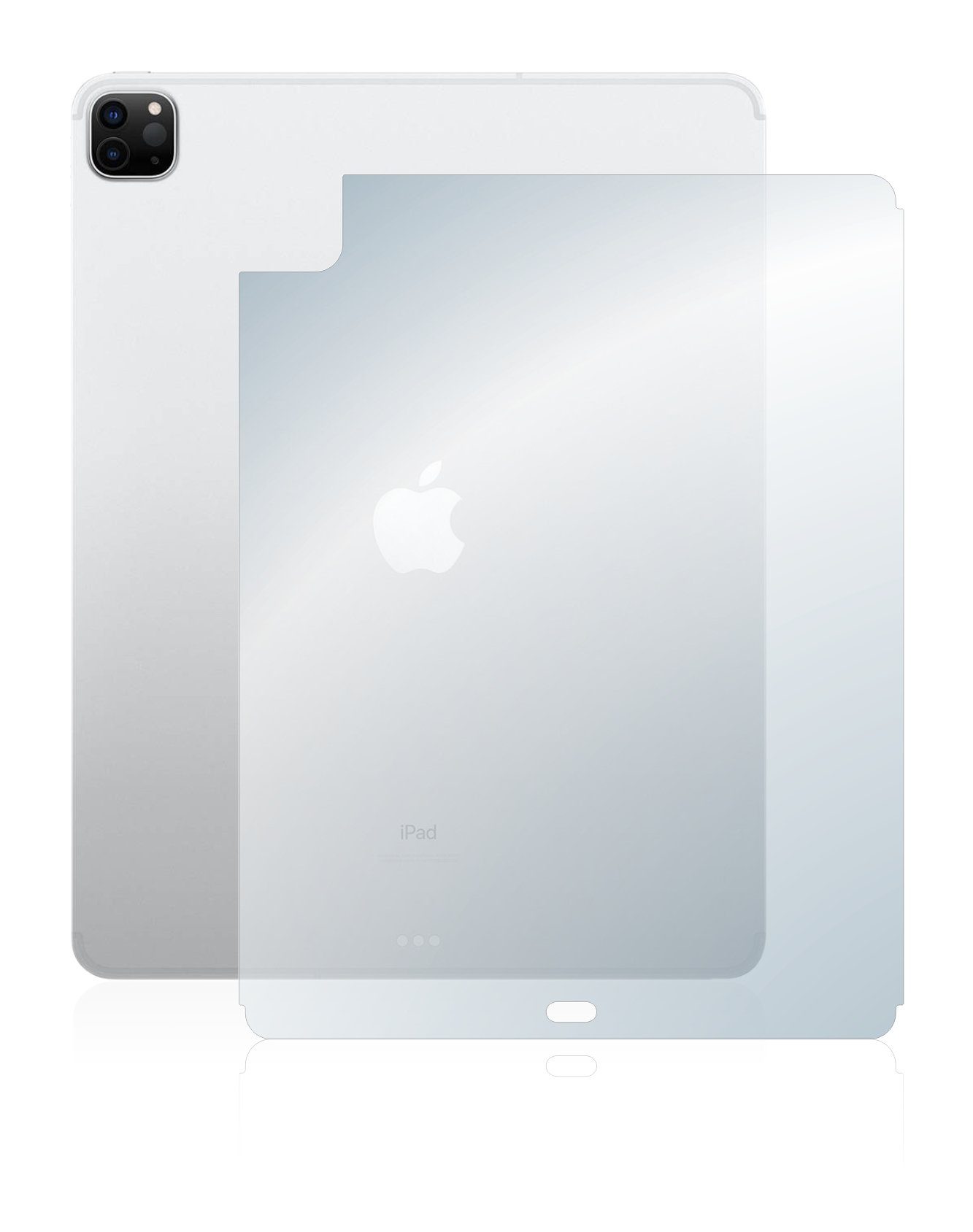 BROTECT Schutzfolie für Apple iPad Pro 12.9" WiFi 2020 (Rückseite, 4. Gen),  Displayschutzfolie, Folie klar