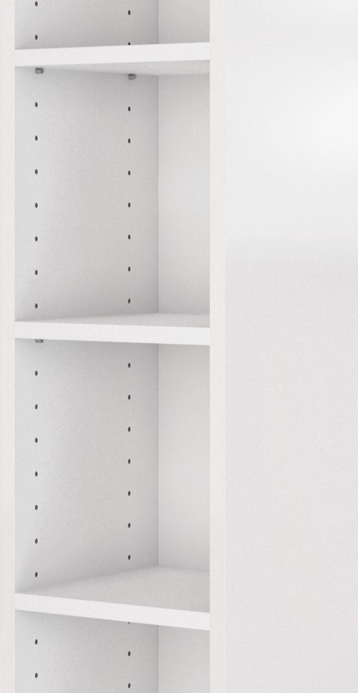 welltime Hochschrank Trento, Badmöbel, Badregal, Regal, Breite 25 cm Standregal, Badezimmer-Regal, für viel Stauraum