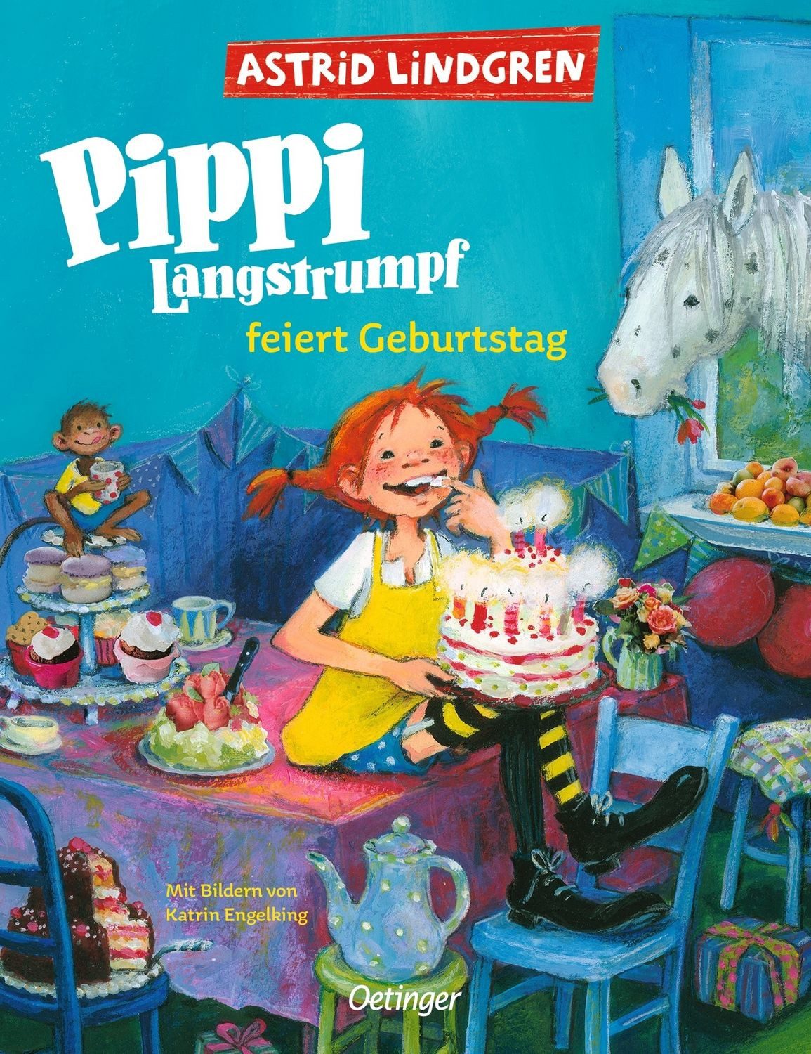 Kinderbuch Pippi Langstrumpf feiert Geburtstag Astrid Lindgren