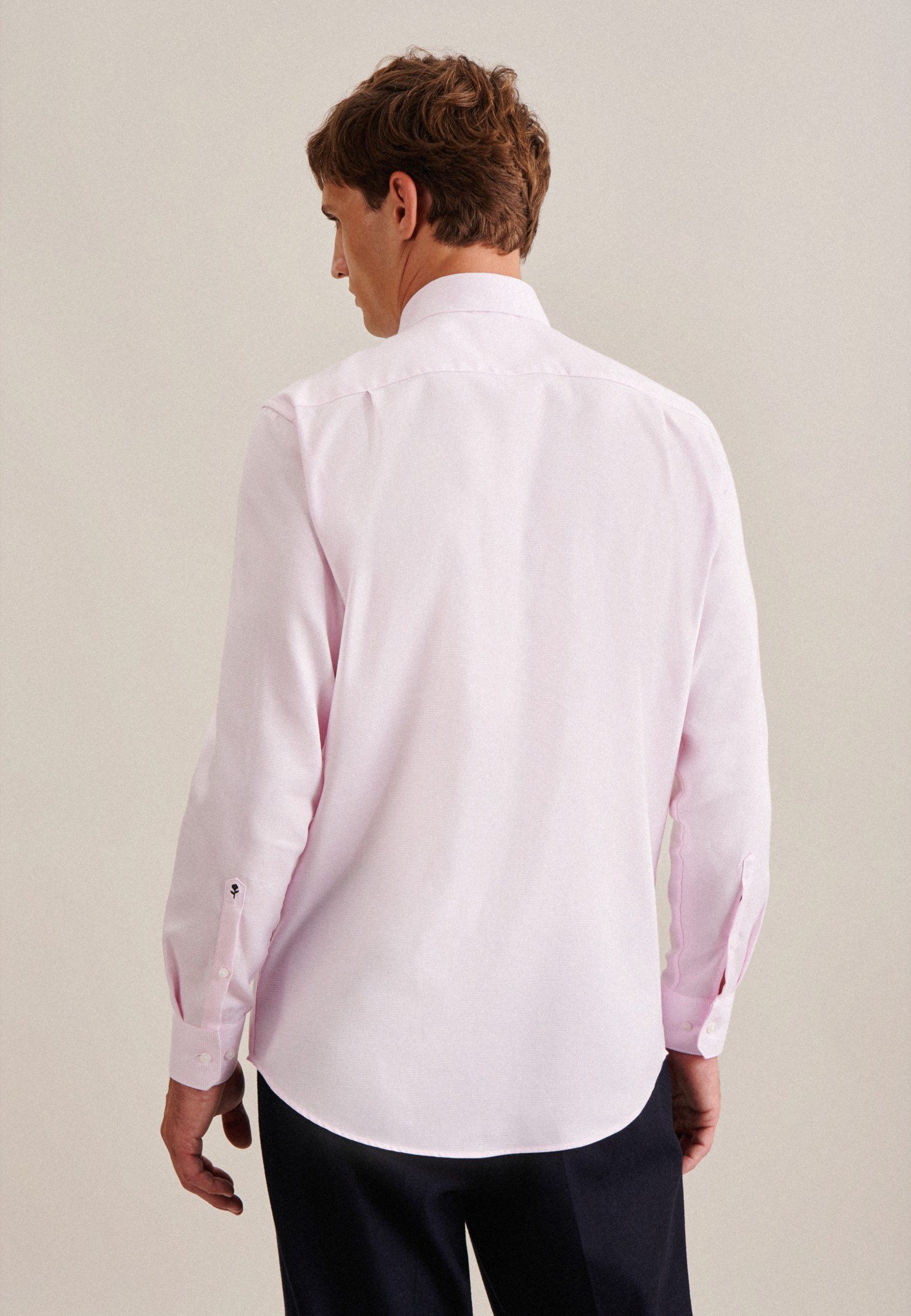 seidensticker Businesshemd Schwarze Rose Regular Kentkragen günstig online kaufen