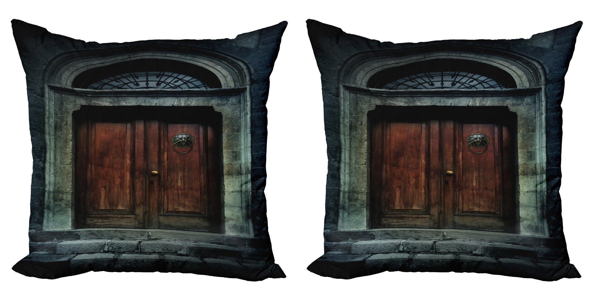 Modern Digitaldruck, Abakuhaus Stück), Kissenbezüge Doppelseitiger Tür (2 Accent hölzerne Antike gotisch