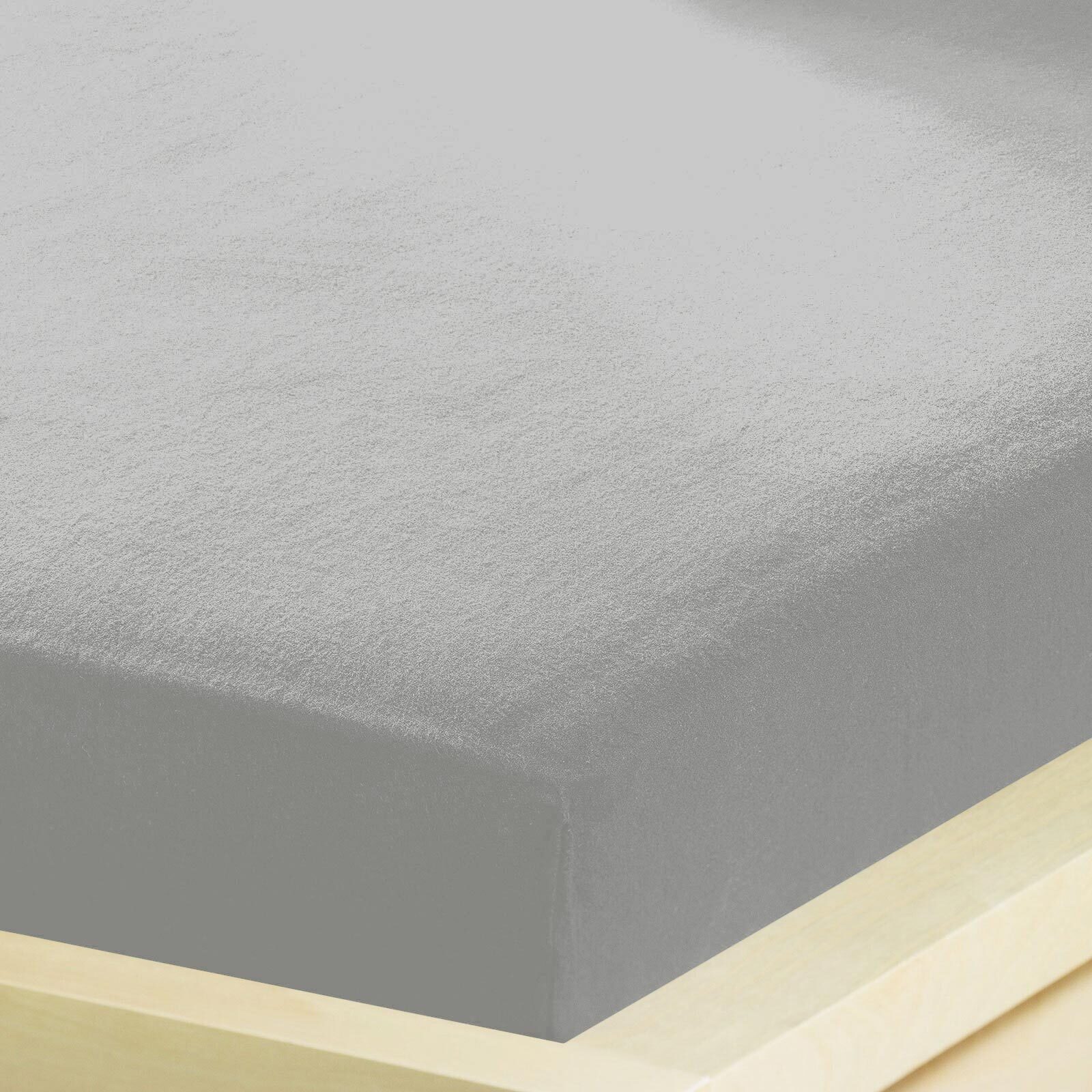 BETTWARENSHOP Spannbettlaken Feinbiber wasserdicht, Biber, Gummizug: Rundum günstig online kaufen