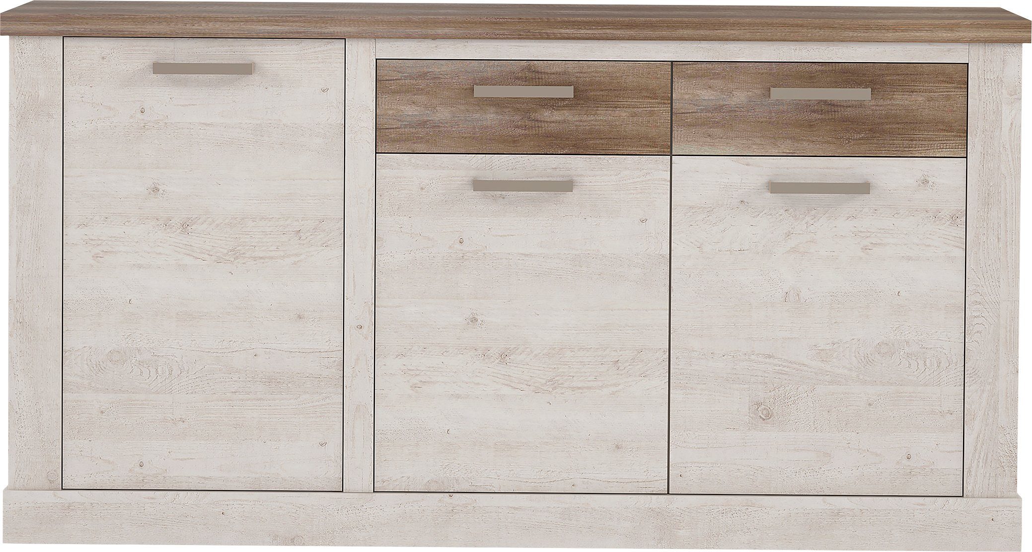 FORTE Sideboard Duro, mit Türen und Schubladen, im Landhausstil, Breite 172,2 cm