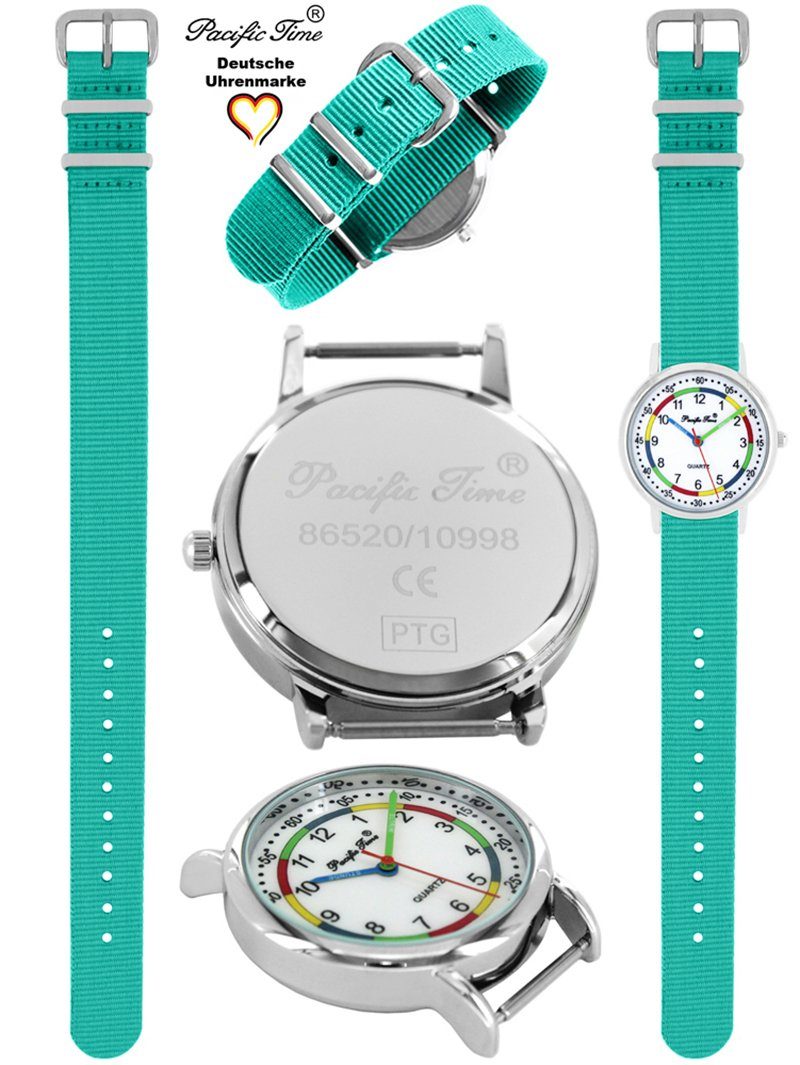 Pacific Time Quarzuhr Kinder Armbanduhr First Lernuhr Wechselarmband, Mix und Match Design - Gratis Versand – Bild 2 von 5
