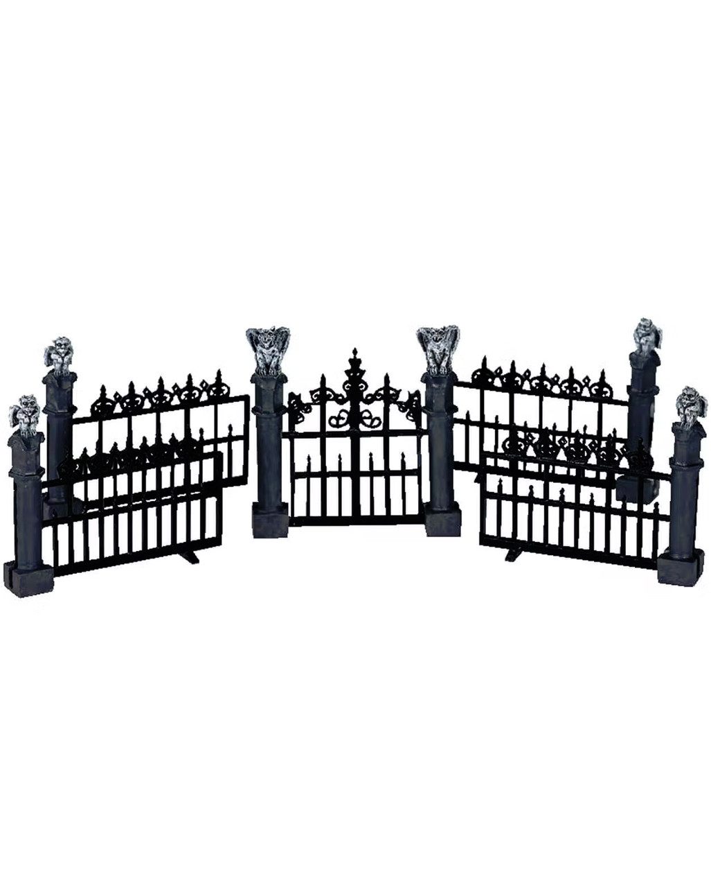 LeMax Dekofigur Gargoyle Fence - Lemax Spooky Town 5er Set