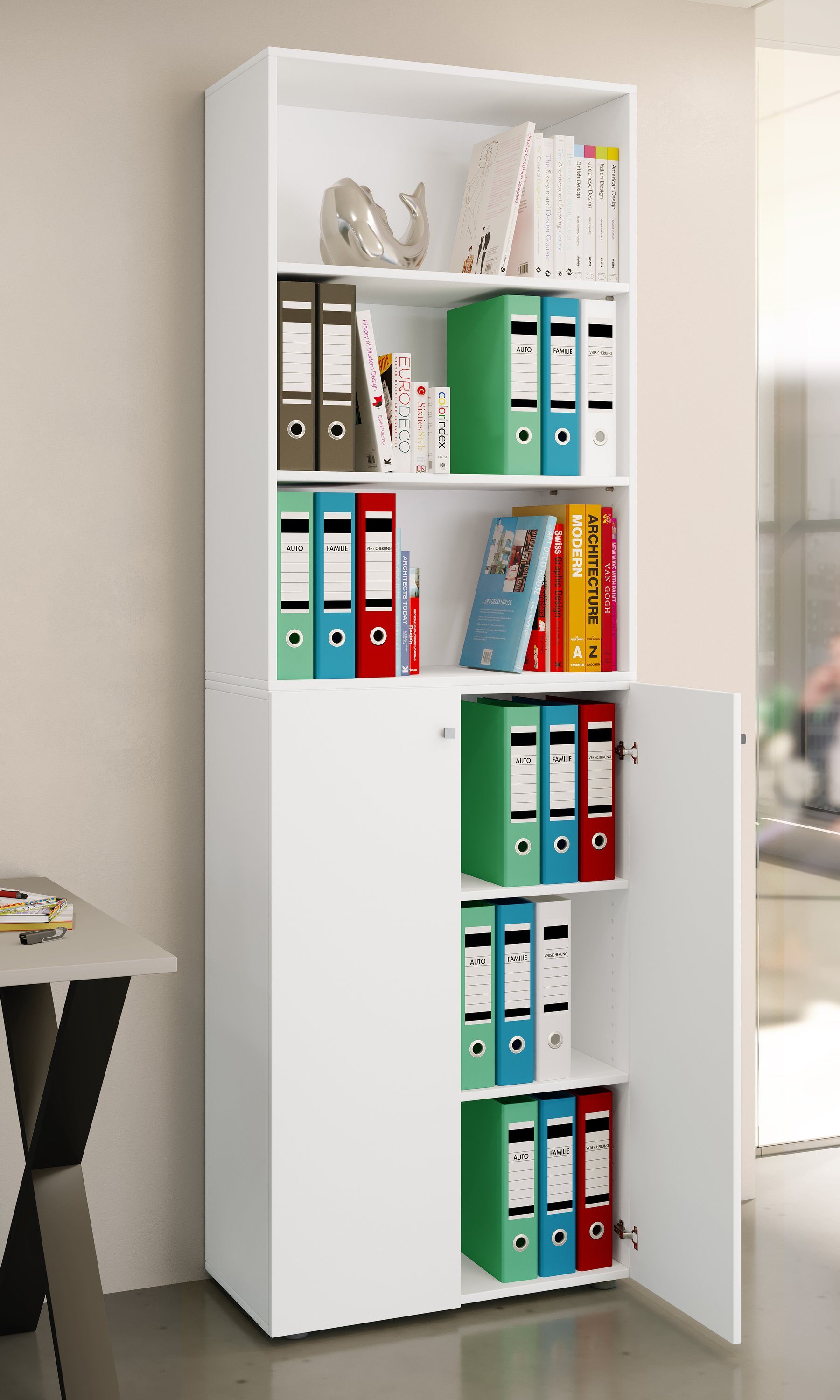 VCM Aktenschrank Büroschrank Regal Ordner Aktenschrank günstig online kaufen