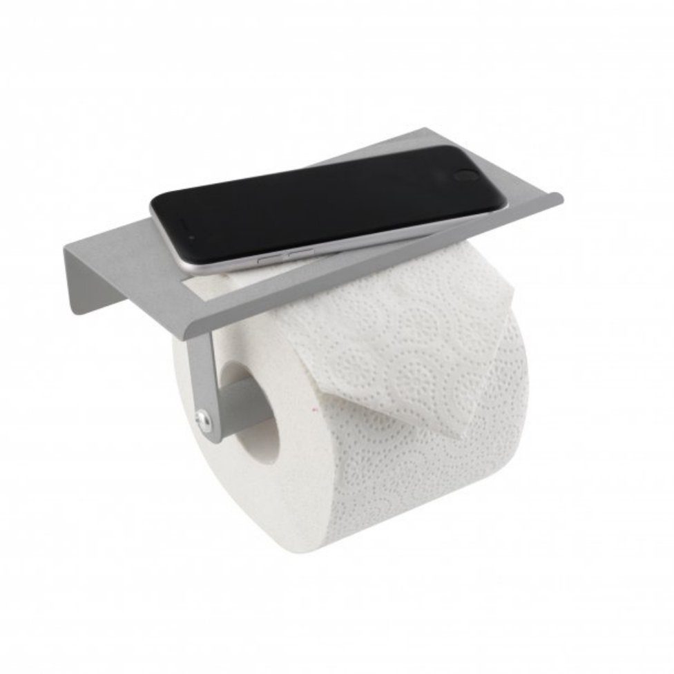 mit 129622 Toilettenpapierhalter WC-Rollenhalter Ablagefläche (1-St) axentia