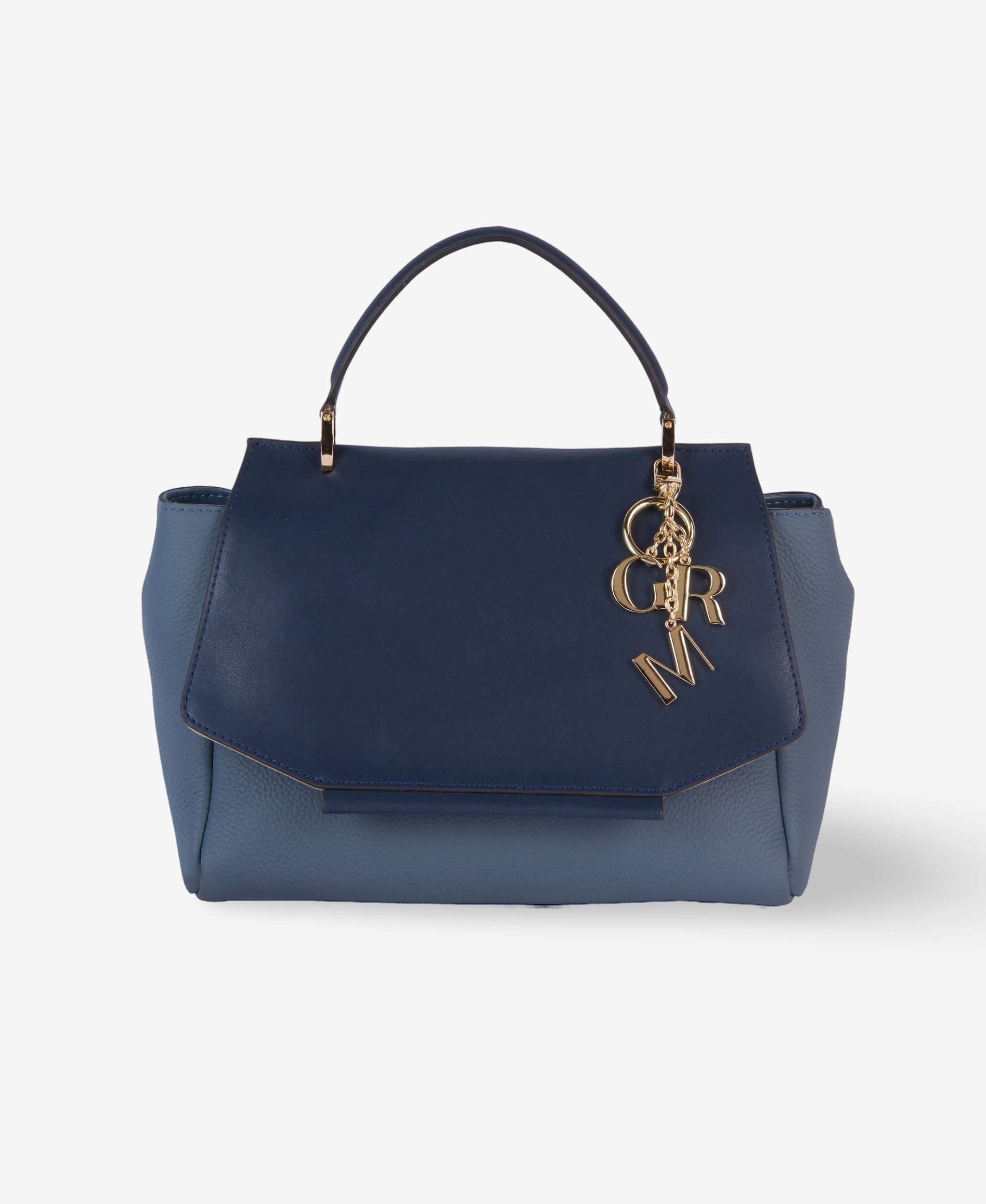 GLAMIRA Handtasche UrbanSphere Marineblaue Henkeltasche (1-tlg), echt Leder