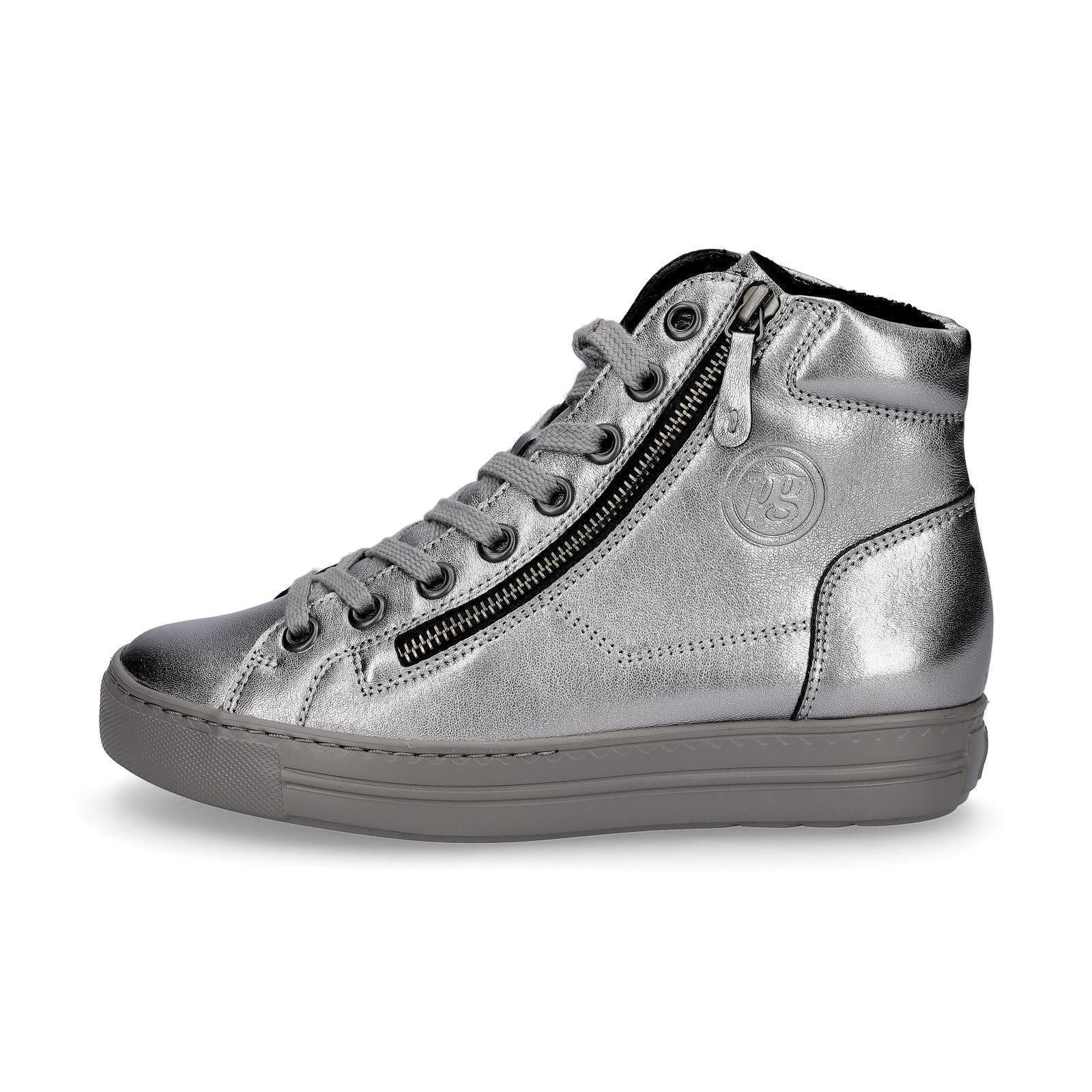 Paul Green Paul Green Damen High-Top Sneaker grau metallic Sneaker
