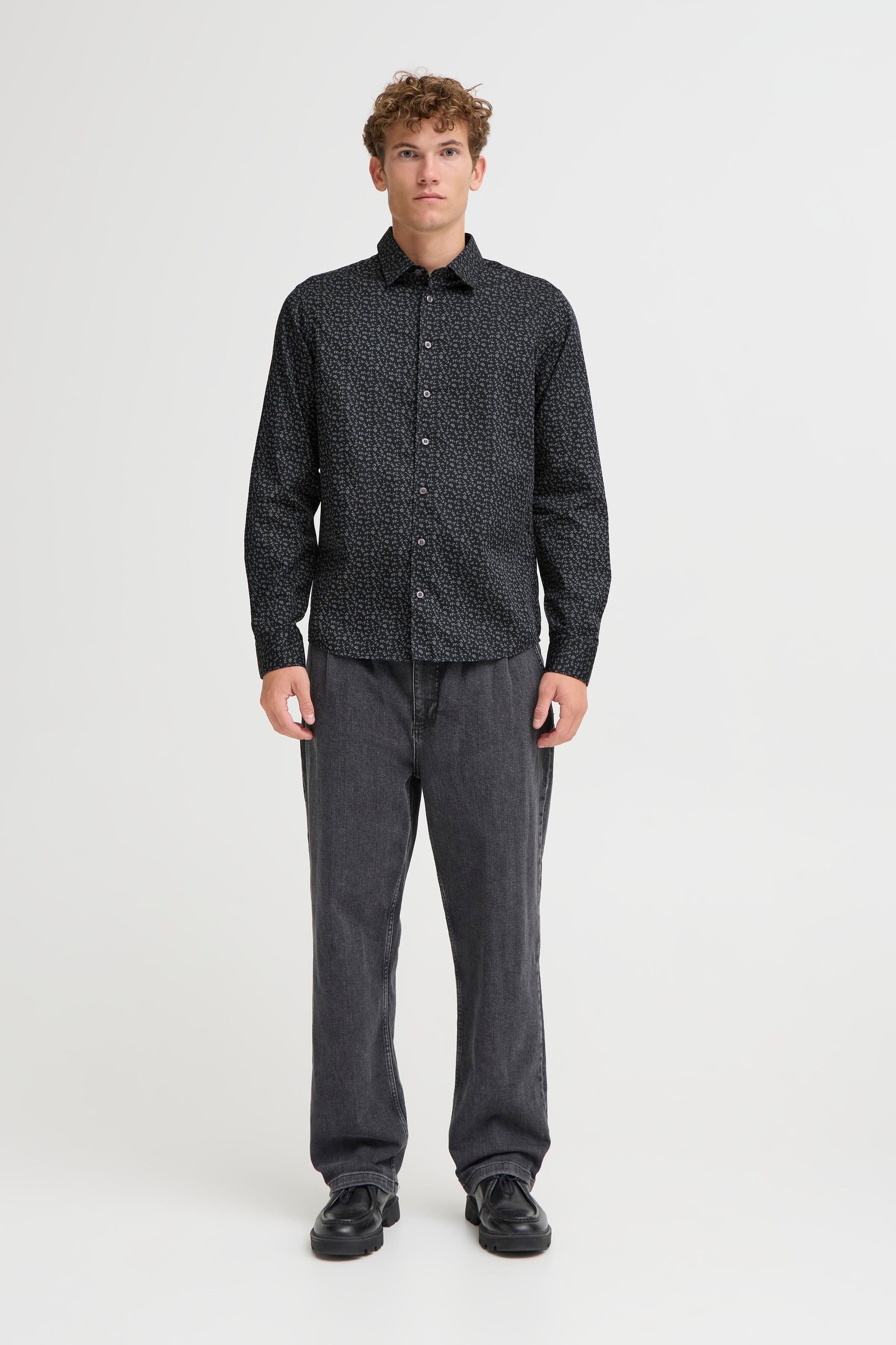 Casual Friday Langarmhemd CFTauson Elegantes florales Hemd