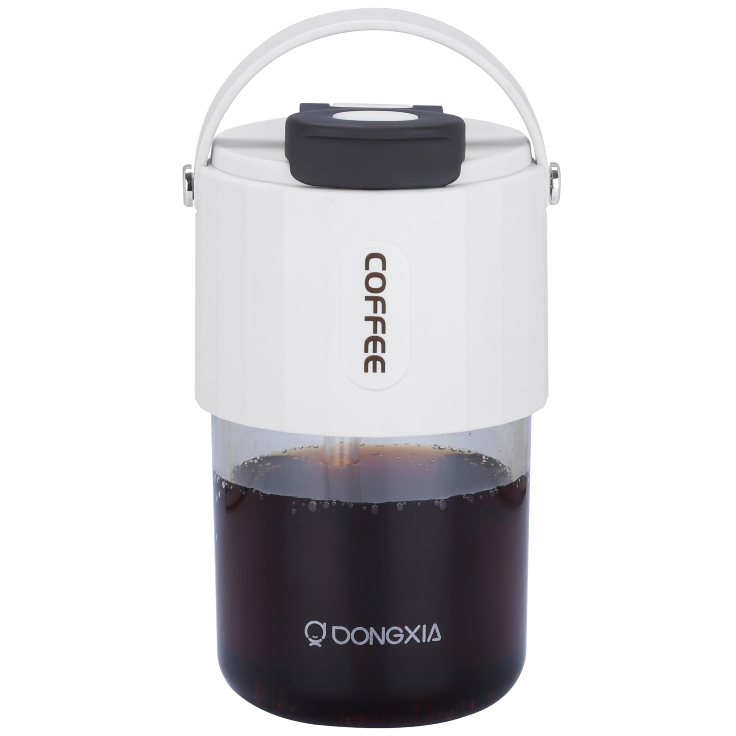 Belle Vous Thermobecher BELLE VOUS Kaffeebecher 400 ml mit Deckel und Strohhalm, Kunststoff