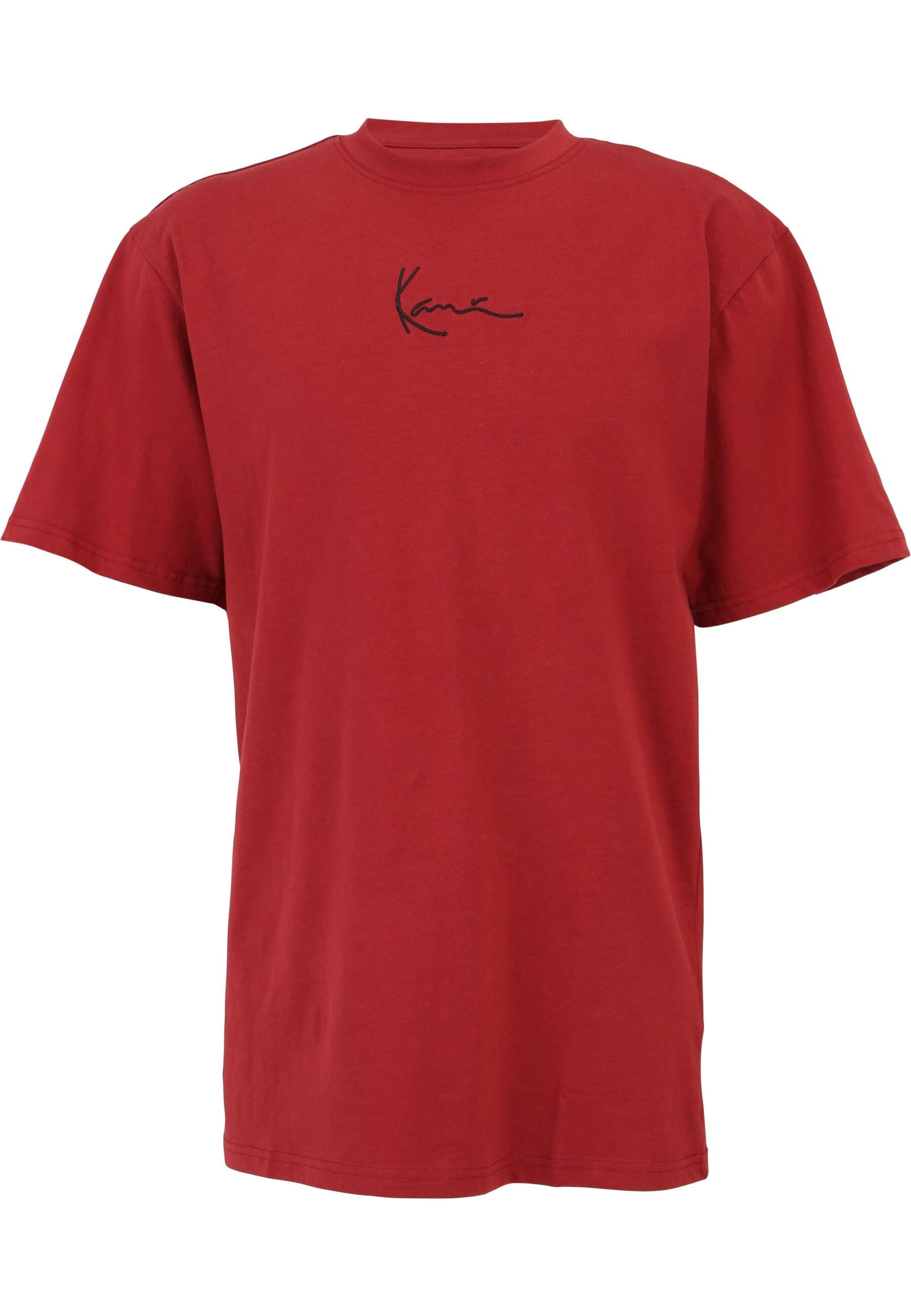 Karl Kani T-Shirt Karl Kani KK Small Signature Essential Tee dark red (1-tlg)