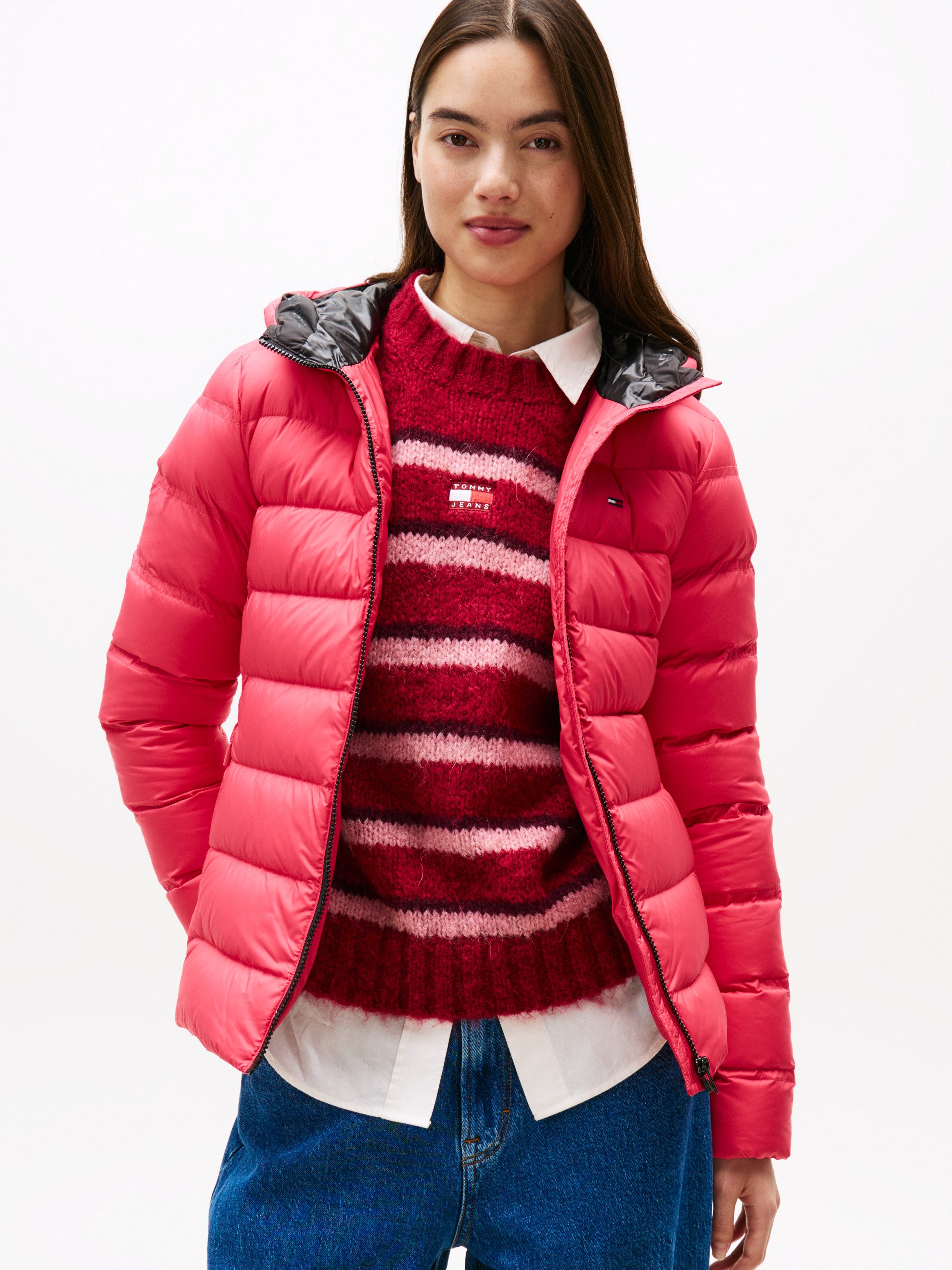Tommy Jeans Steppjacke TJW SLIM HOOD günstig online kaufen
