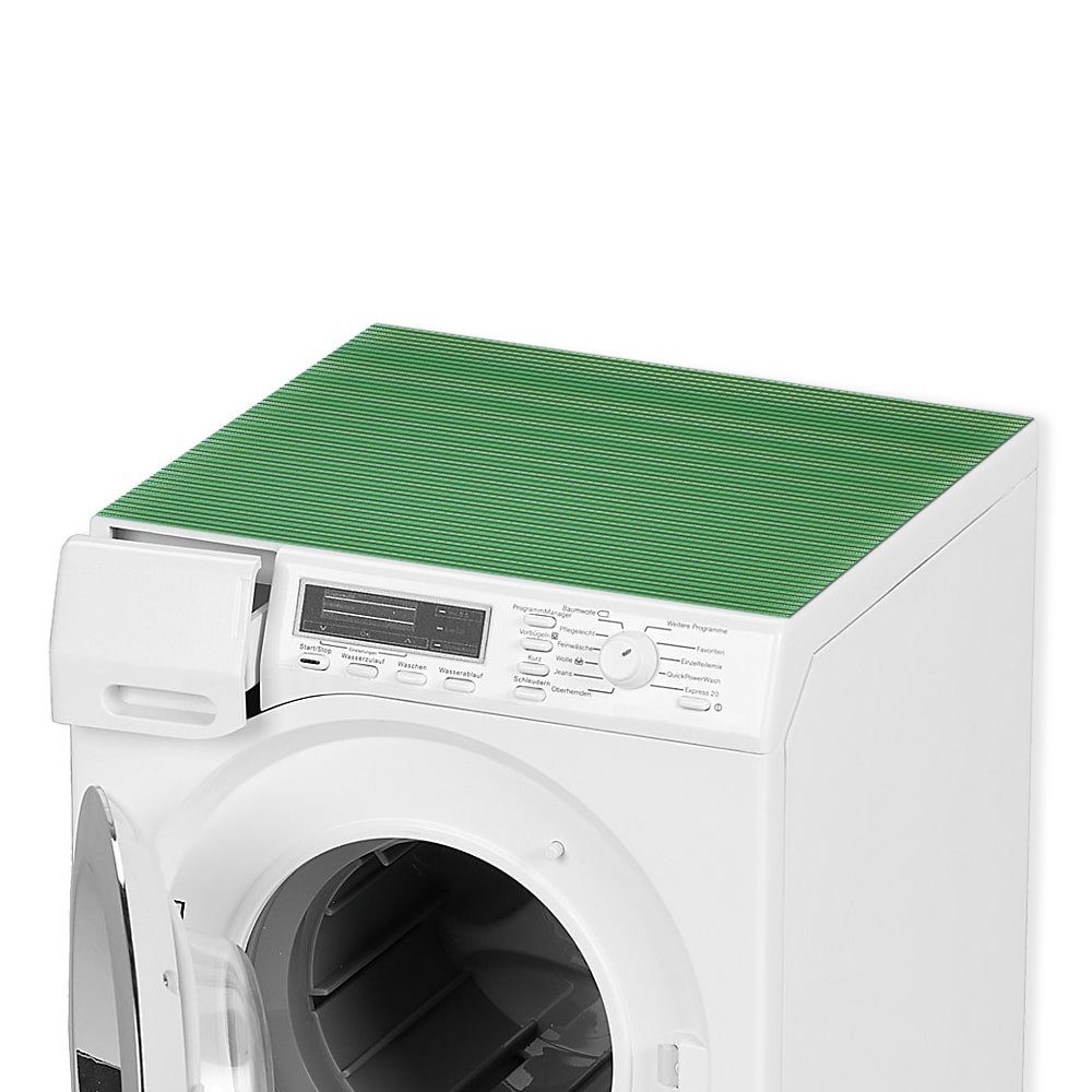 matches21 HOME & HOBBY Antirutschmatte Waschmaschinenauflage grün 65 x 60  cm rutschfest, Waschmaschinenabdeckung als Abdeckung für Waschmaschine und  Trockner