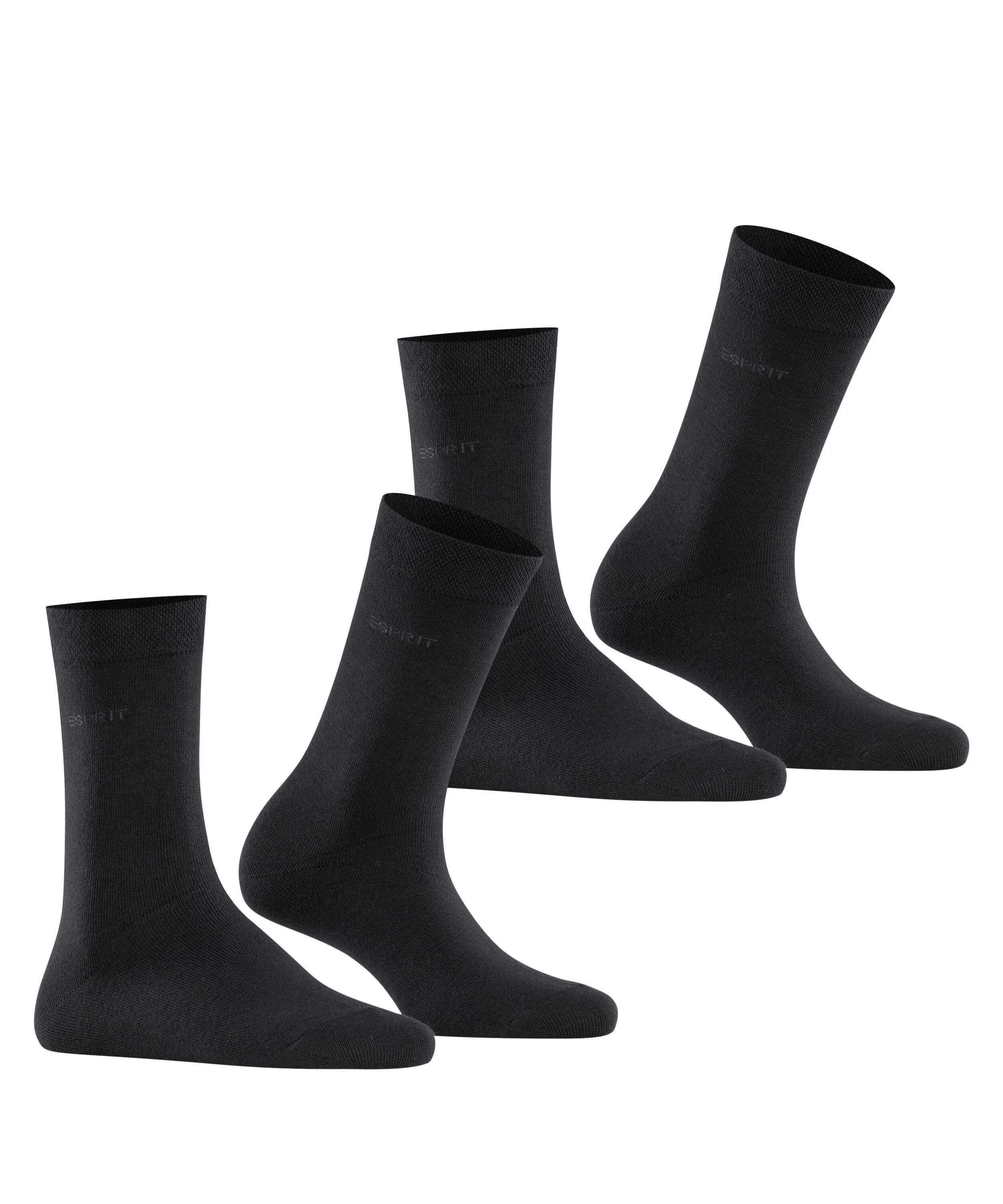Esprit Socken Basic Easy 2-Pack Socken (2-Paar) aus hautfreundlicher Baumwolle