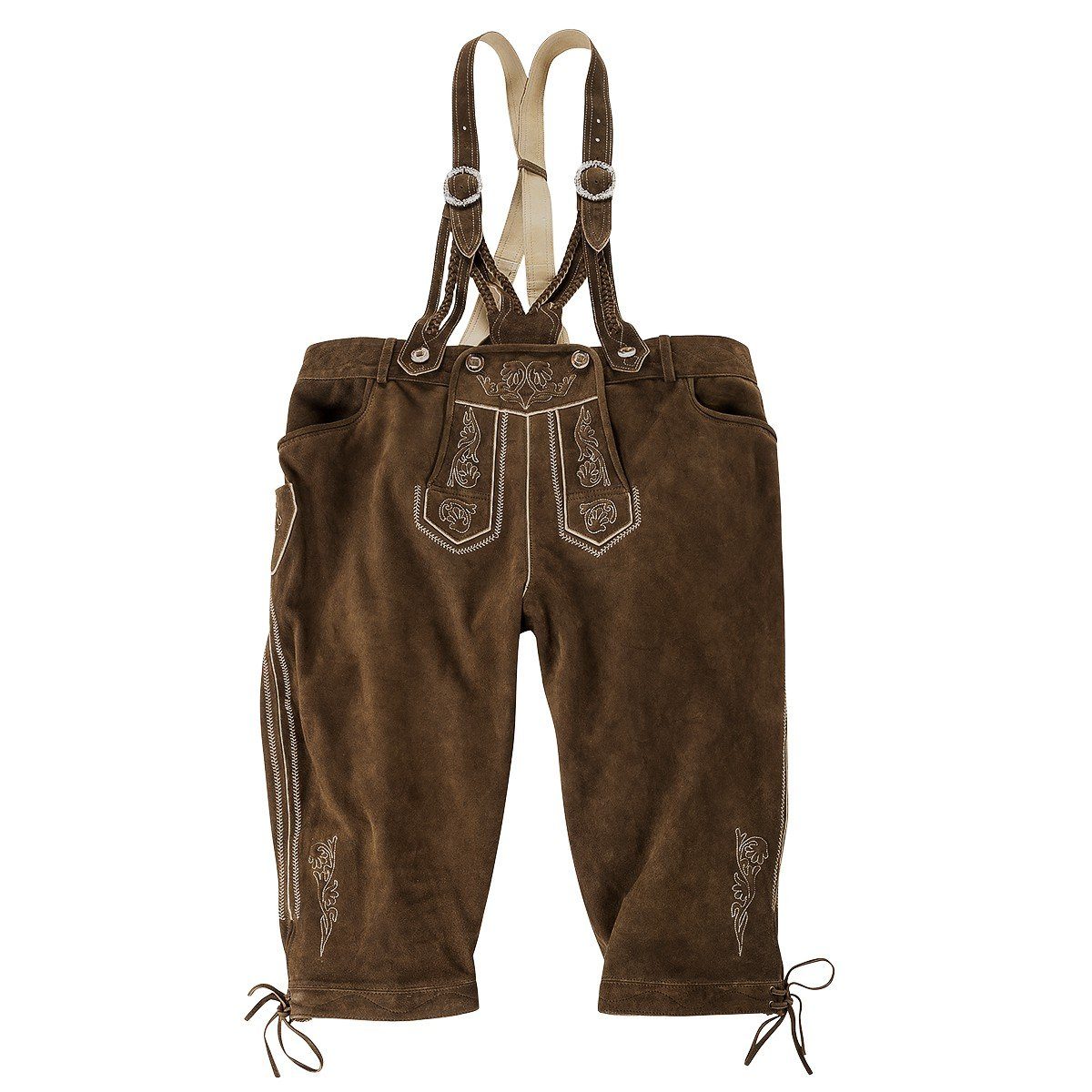 LEKRA Trachtenlederhose XXL Lekra Trachten-Kniebund hellbraun Gustl