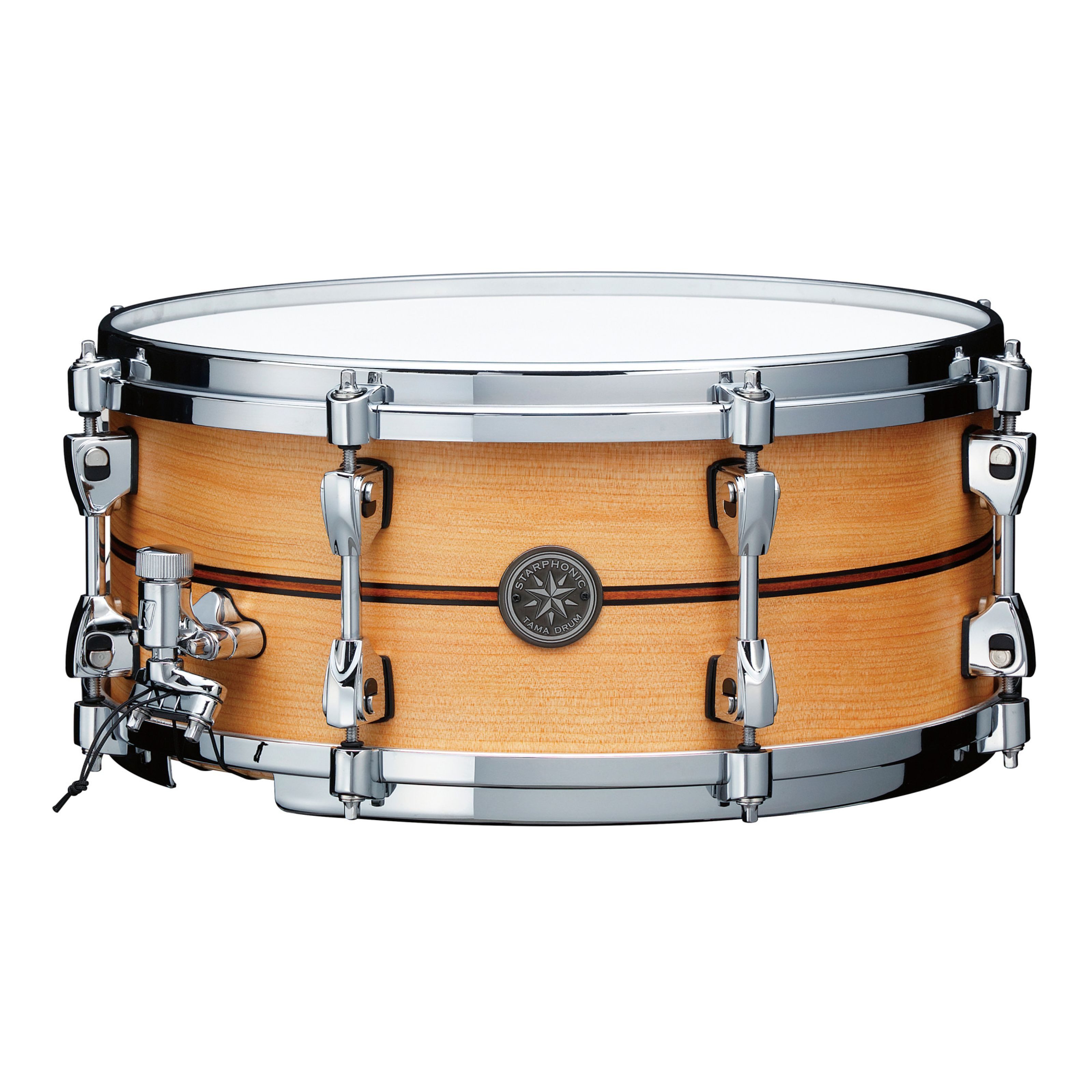 Tama Snare Drum, Schlagzeuge, Snare Drums, PSP146E Starphonic Snare 14"x6" Satin Natural Spruce - Snare Drum