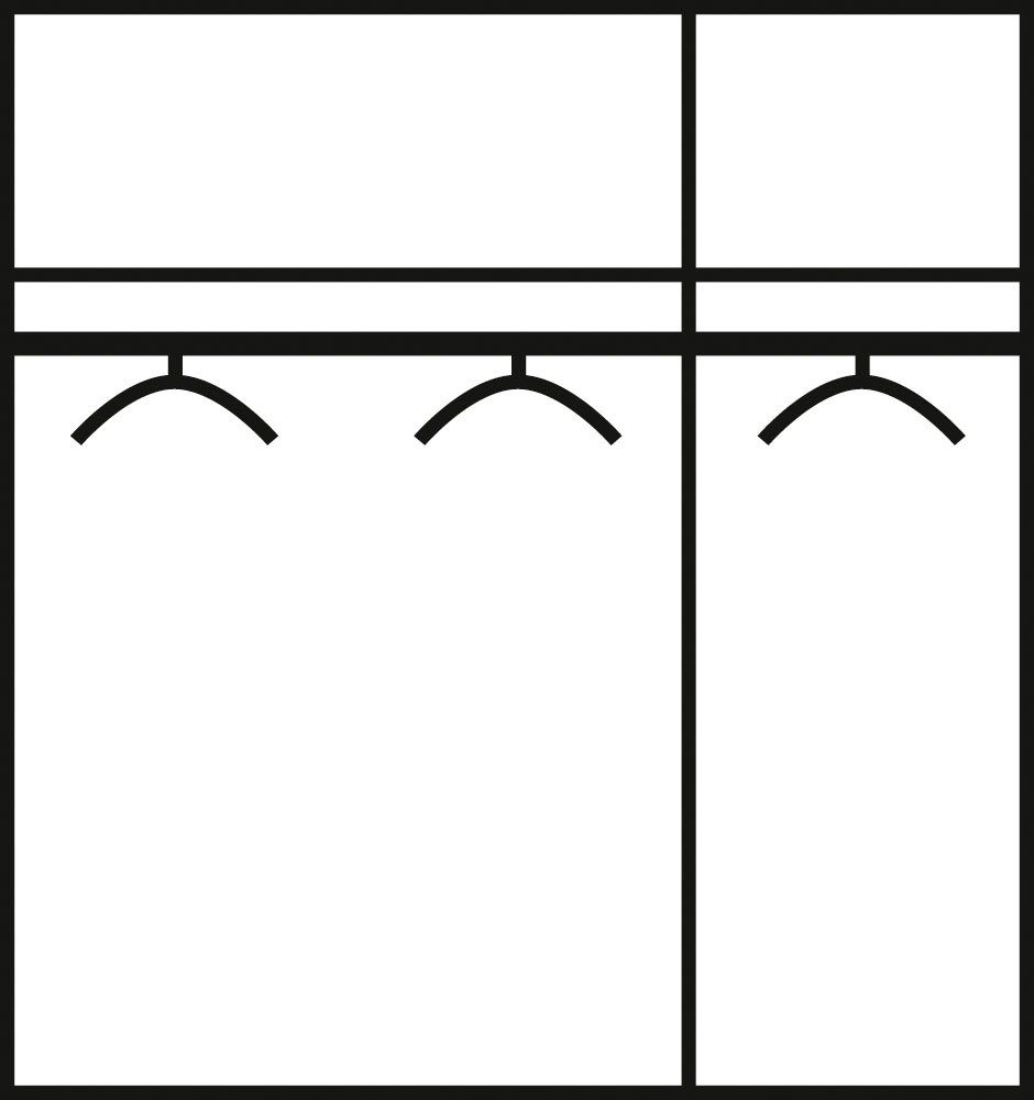 Vollglas Wimex Schwebetürenschrank mit Easy