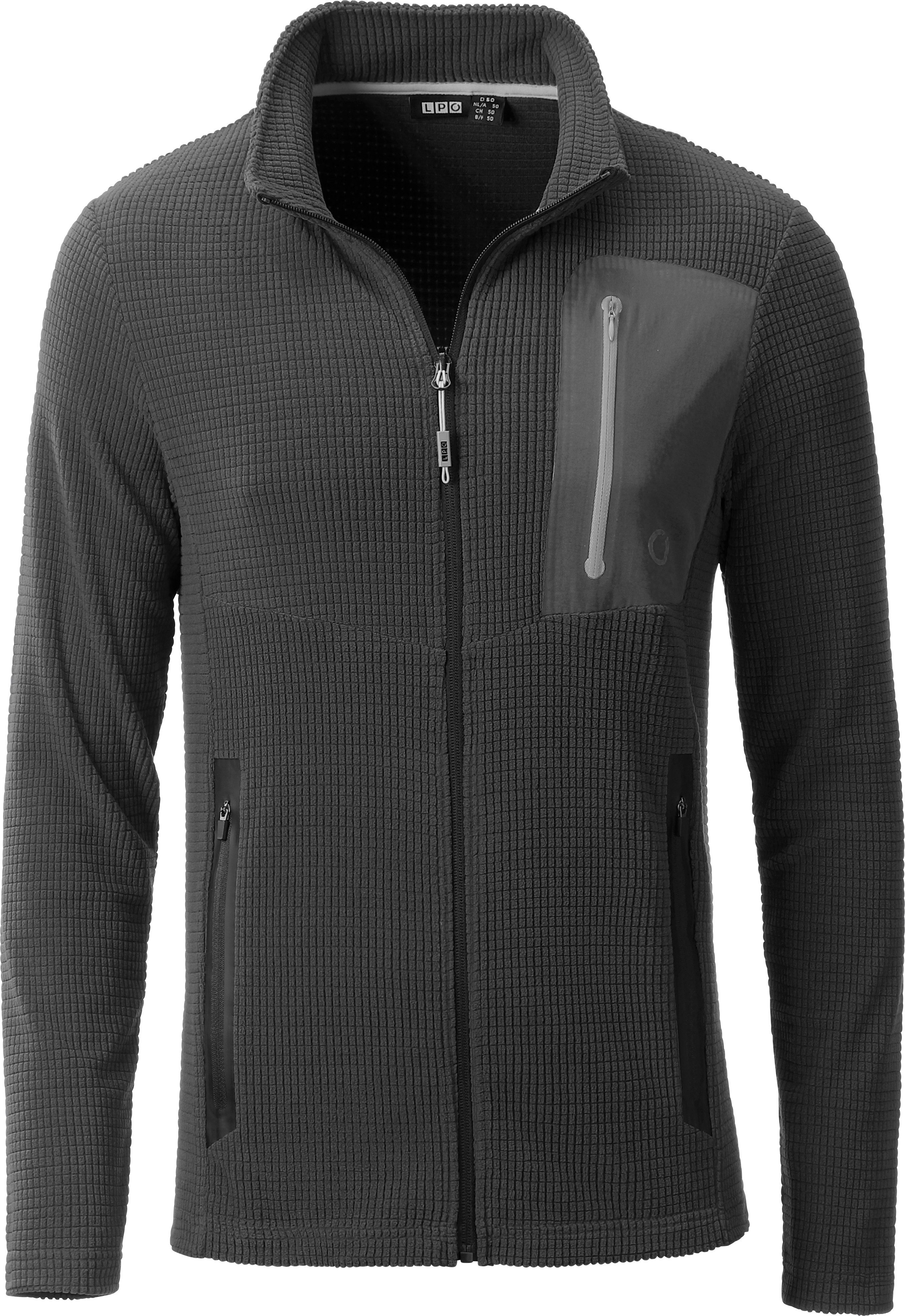 LPO Fleecejacke "SORREL MN" hochgeschlossener Kragen günstig online kaufen