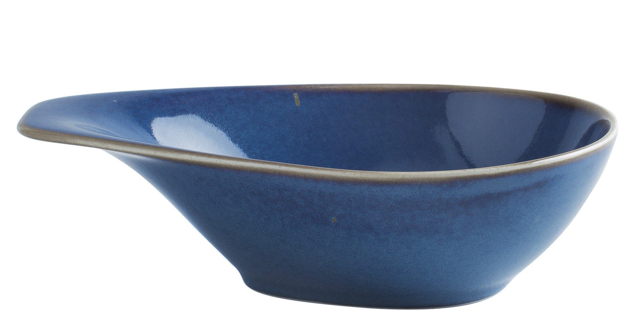 blue Handglasiert, Suppenschale Made atlantic Germany Kahla in Homestyle l, Porzellan, 0,40