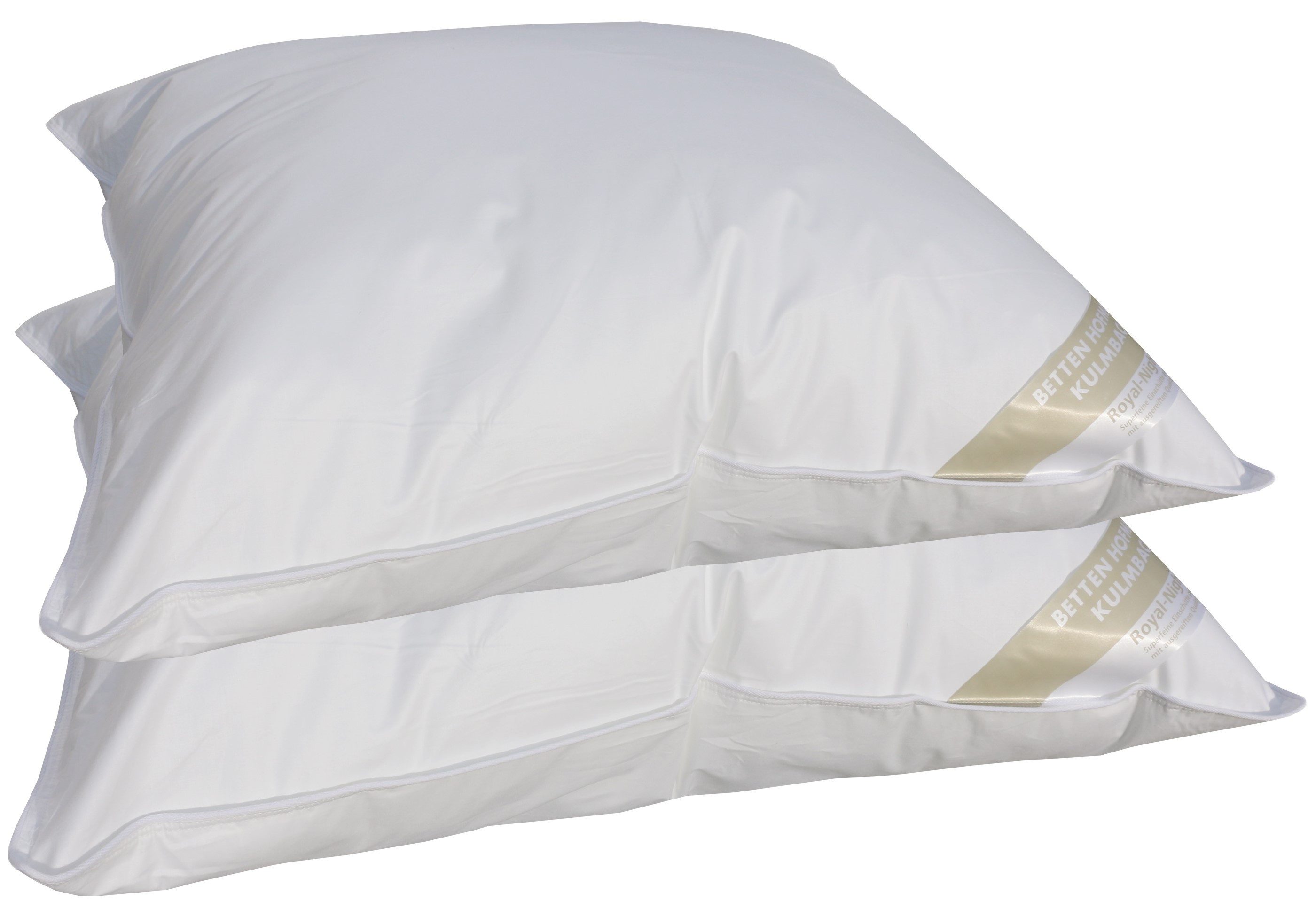 Betten Hofmann Kopfkissen 2 Stück Betten Hofmann Basic Allergiker Kopfkissen 60x70cm prall 600g, Füllung: 100% Polyester-Hohlfaserkugel, Bezug: 100% Baumwolle, Seitenschläfer, 2-tlg., prall befüllt, für Allergiker geeignet, hergestellt in Deutschland