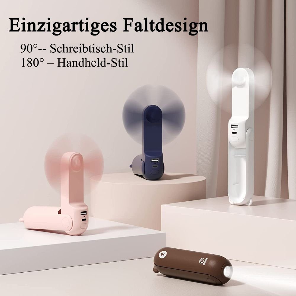 Tragbarer,Faltbarer Handventilator,Mini Jormftte USB-Ventilator Mini