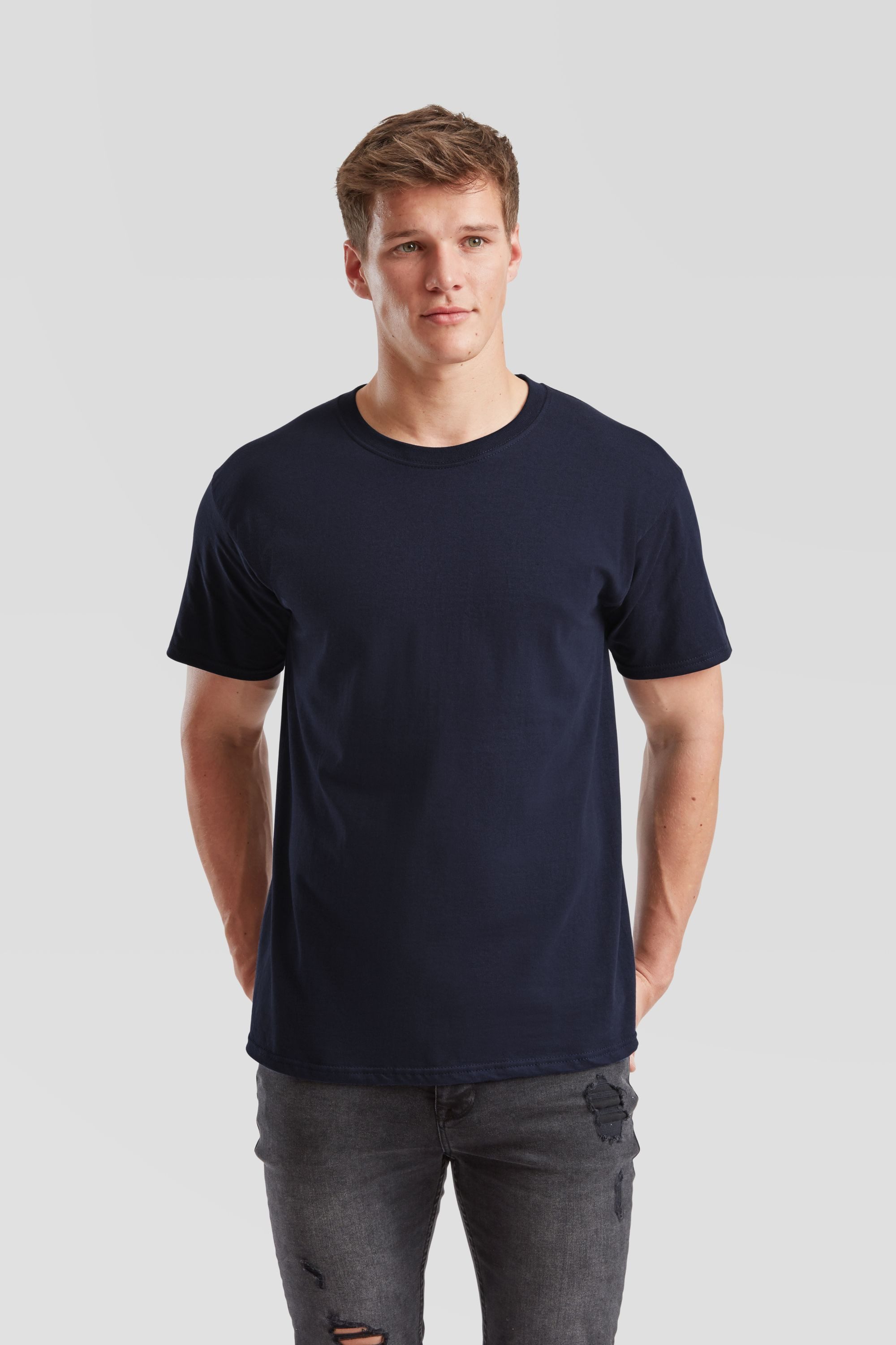 Fruit of the Loom Rundhalsshirt Iconic 195 T-Shirt – Bild 3 von 5