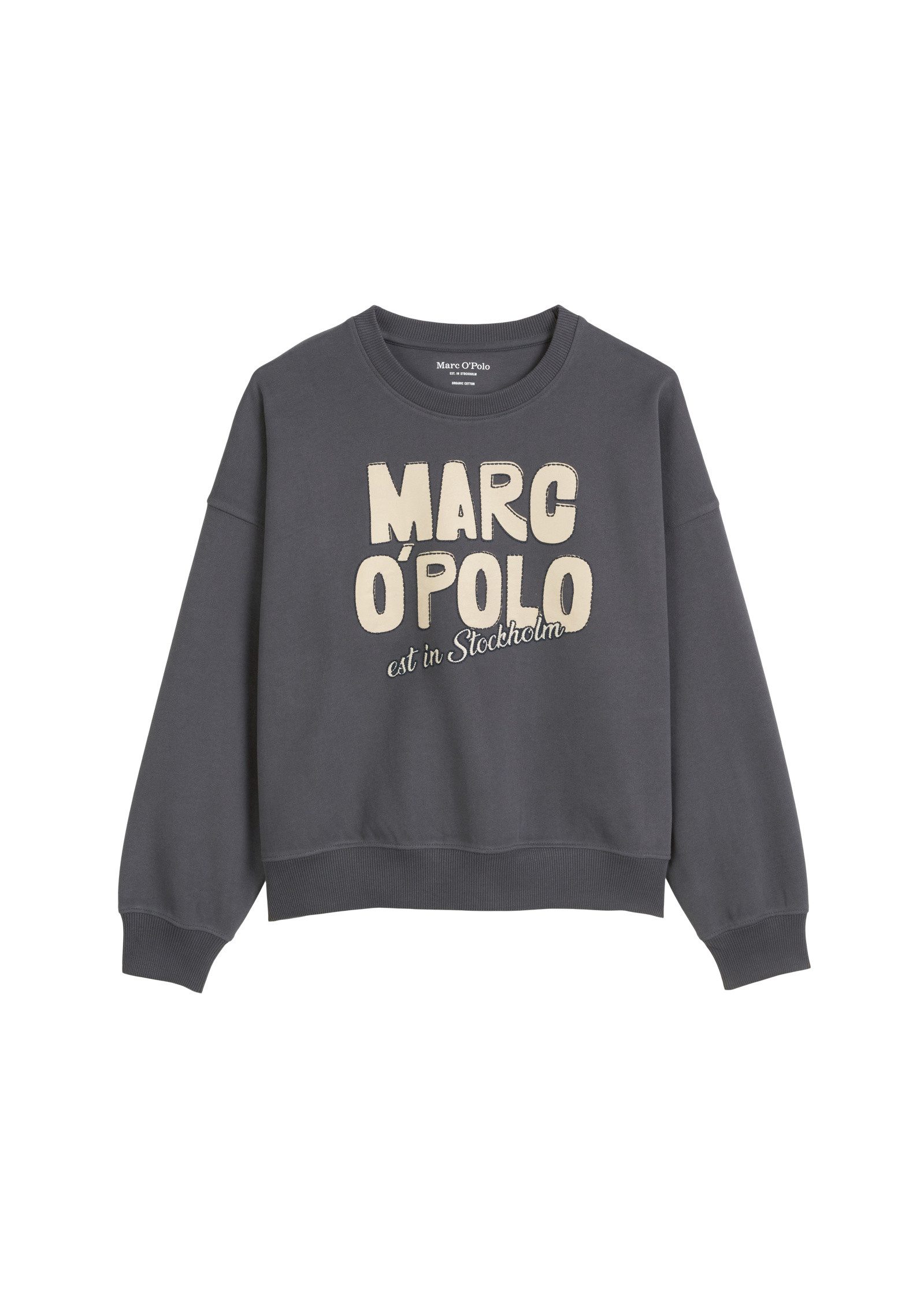 Marc O'Polo Sweatshirt mit umsticktem Logoprint günstig online kaufen