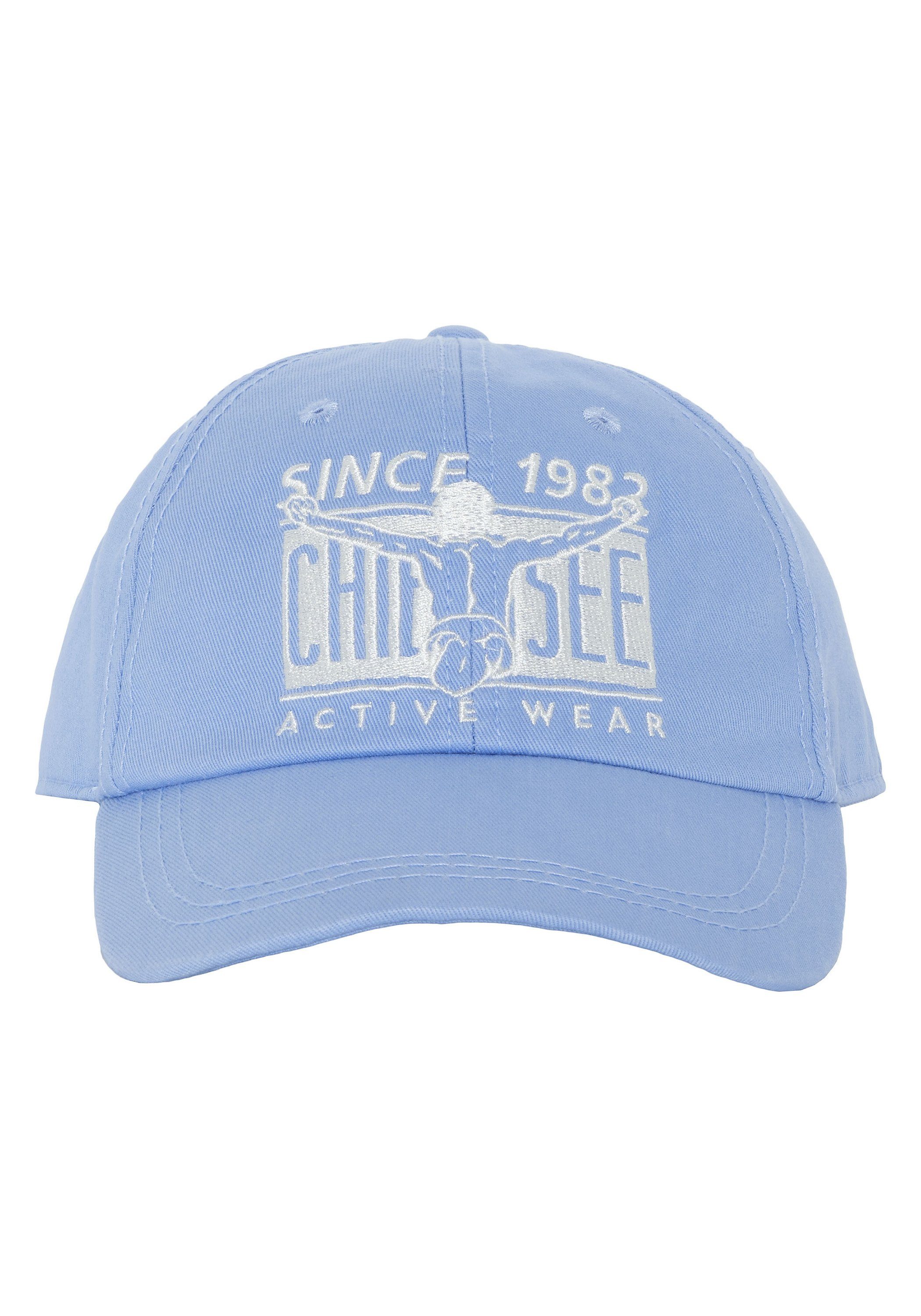 Cap Snapback 15-3932 aus Bel Chiemsee Label-Design im Blue Air Baumwolle Cap Unisex 1