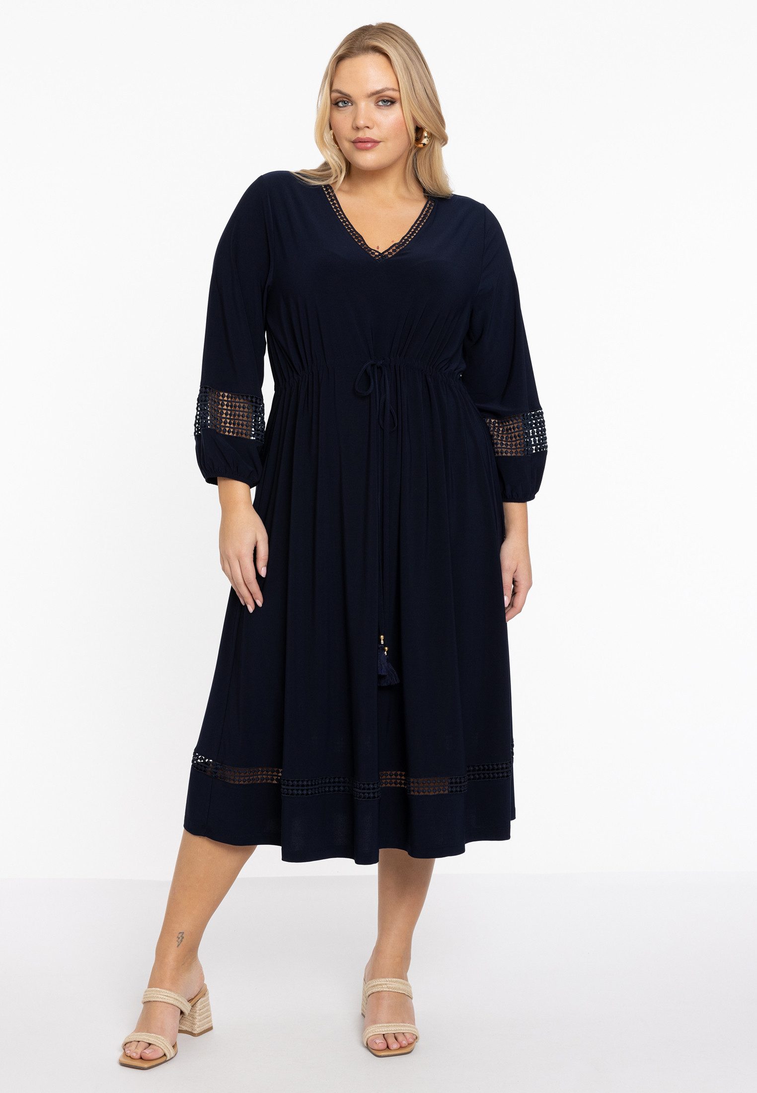 YOEK A-Linien-Kleid Damen Kleid Große Größen günstig online kaufen