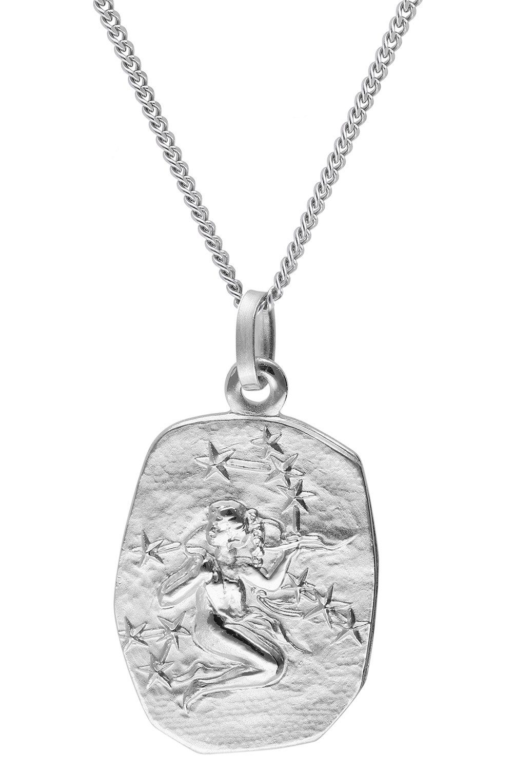 Panzerkette Sternzeichen Jungfrau Silber 925