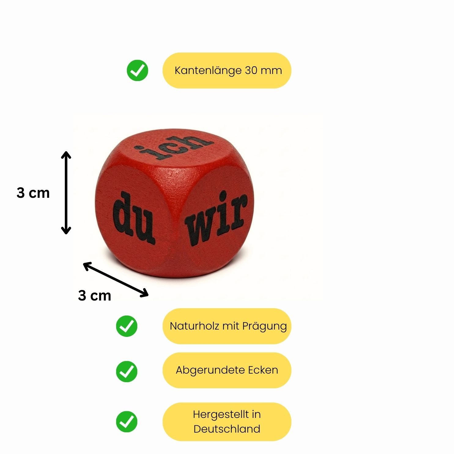GICO Spielesammlung Ich Du Wir Lesewürfel Kommunikationswürfel 1 Stück -4132