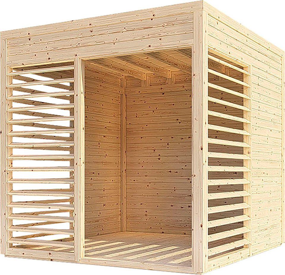 BERTILO Pavillon "Modern Art 1" aus nordischer Fichte, kompletter Bausatz i günstig online kaufen