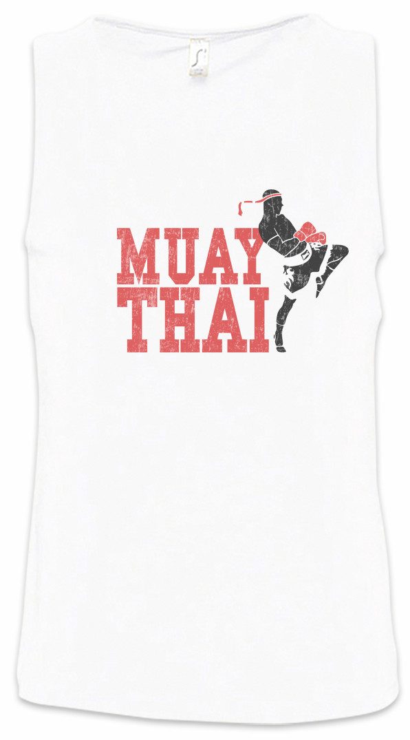Urban Backwoods Tanktop Muay Thai Fighter Ärmelloses T-Shirt Martial Arts Kämpfer Thaiboxen Thailand Kampfsport Kickboxen Kickboxing