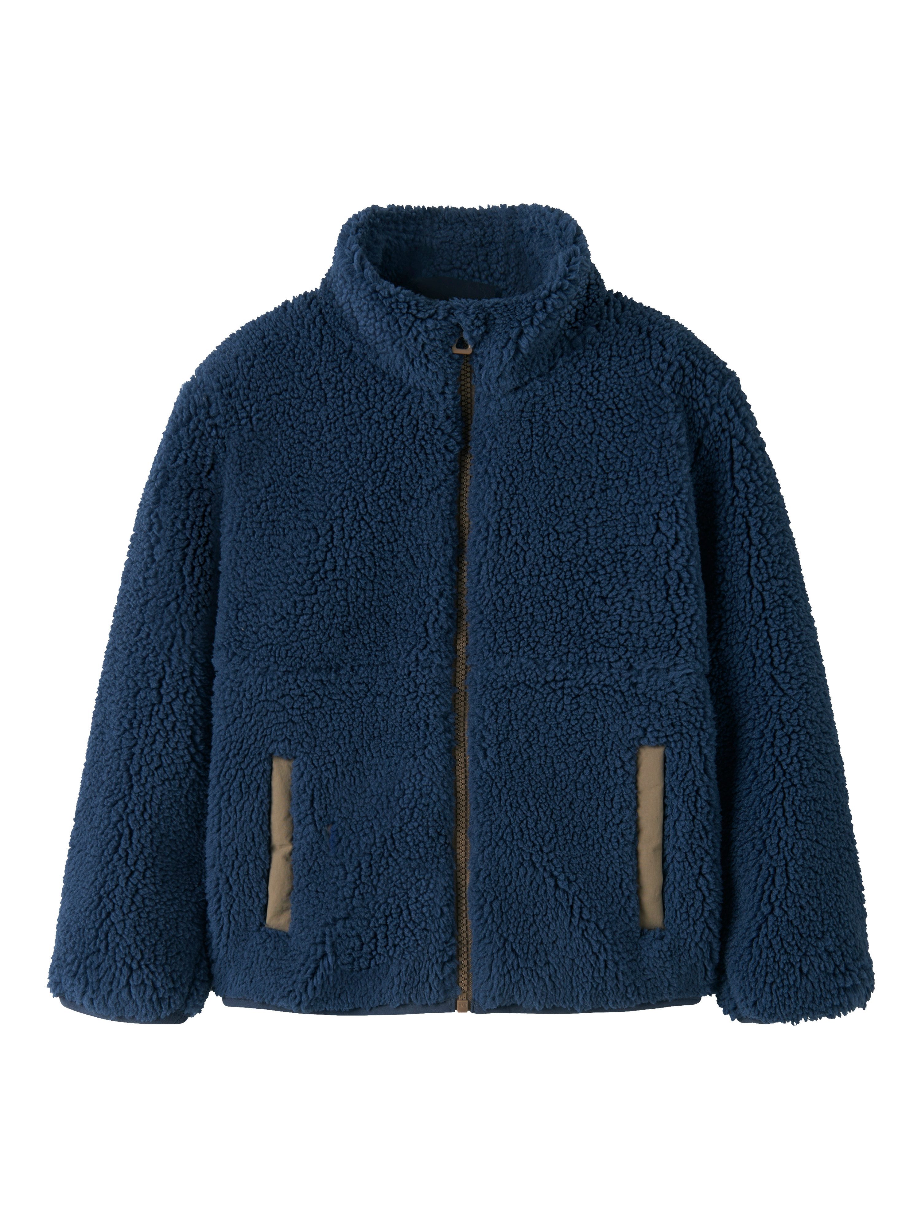 Name It Plüschjacke NMMMONICO TEDDY1 JACKET Kunstfaser, Teddy Material
