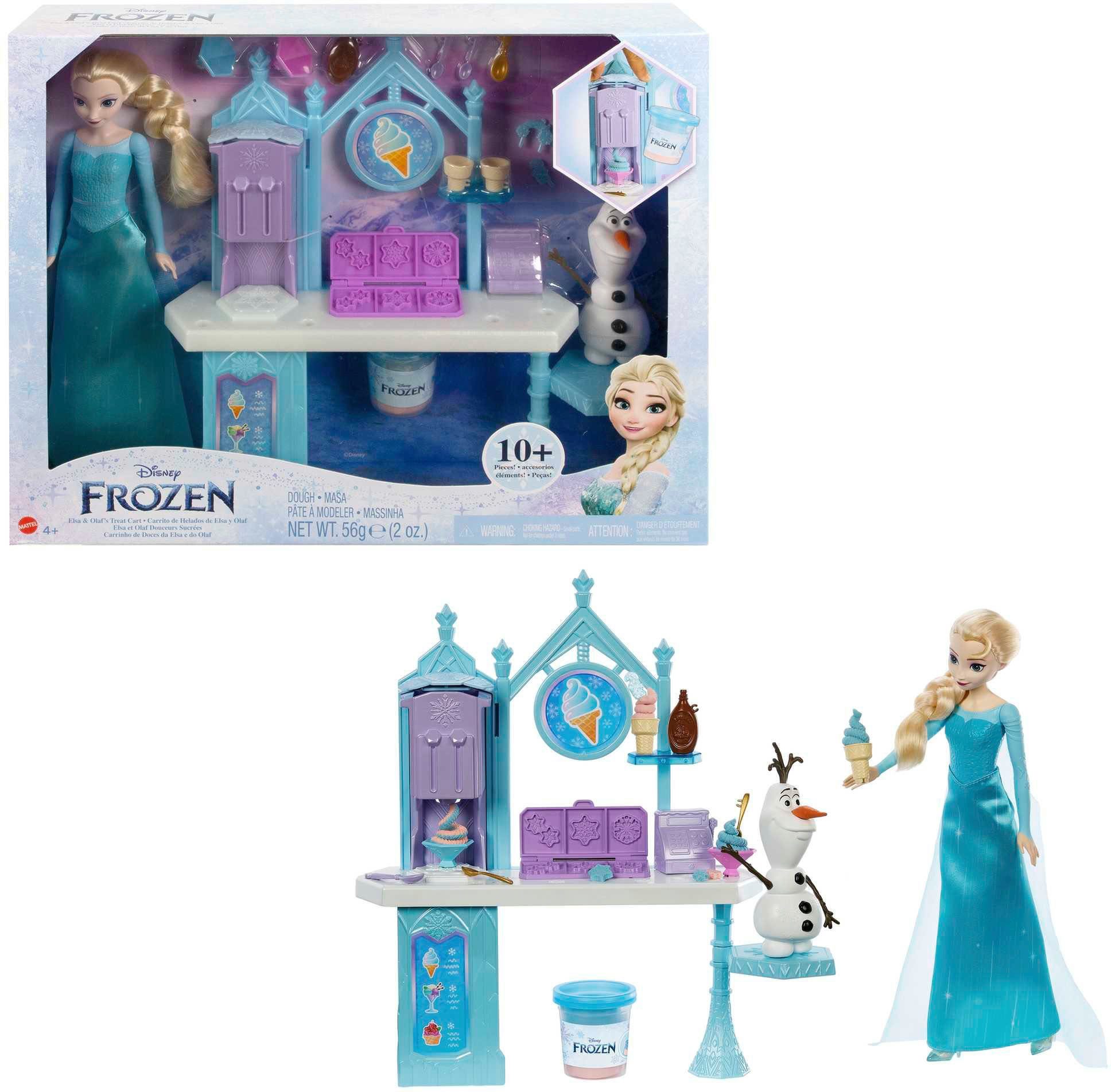 Mattel® Anziehpuppe Disney Die Eiskönigin, Elsas und Olafs Eiscreme-Stand
