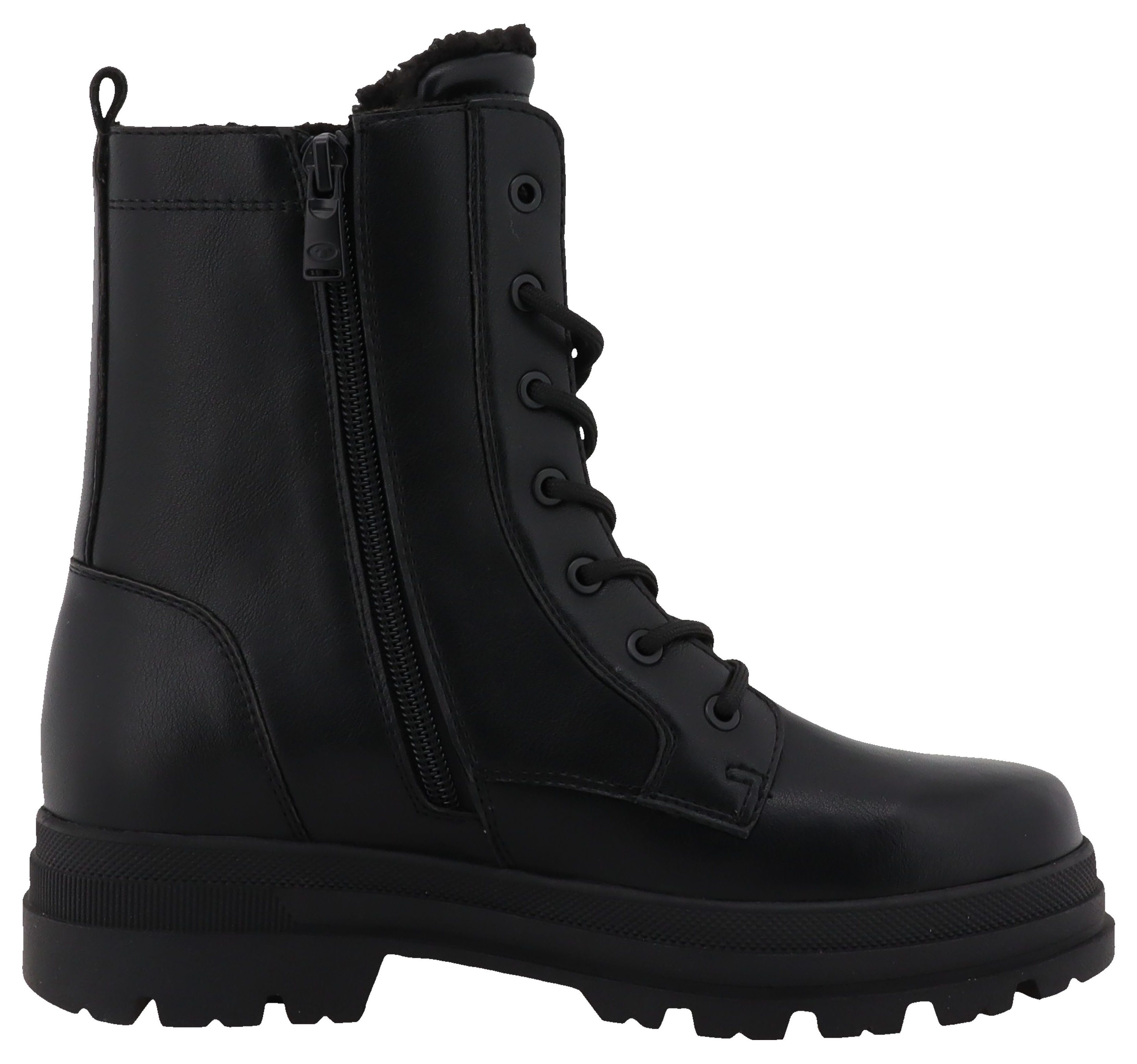 TOM TAILOR Winterstiefelette Winterboots, Schnürboots mit Blockabsatz