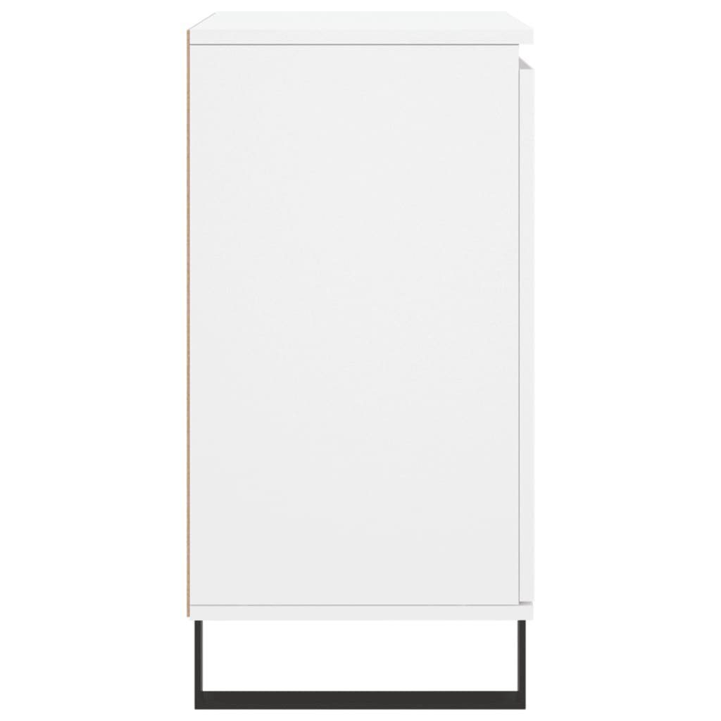 Sideboard (1 vidaXL Holzwerkstoff St) Weiß cm Sideboard 60x35x70