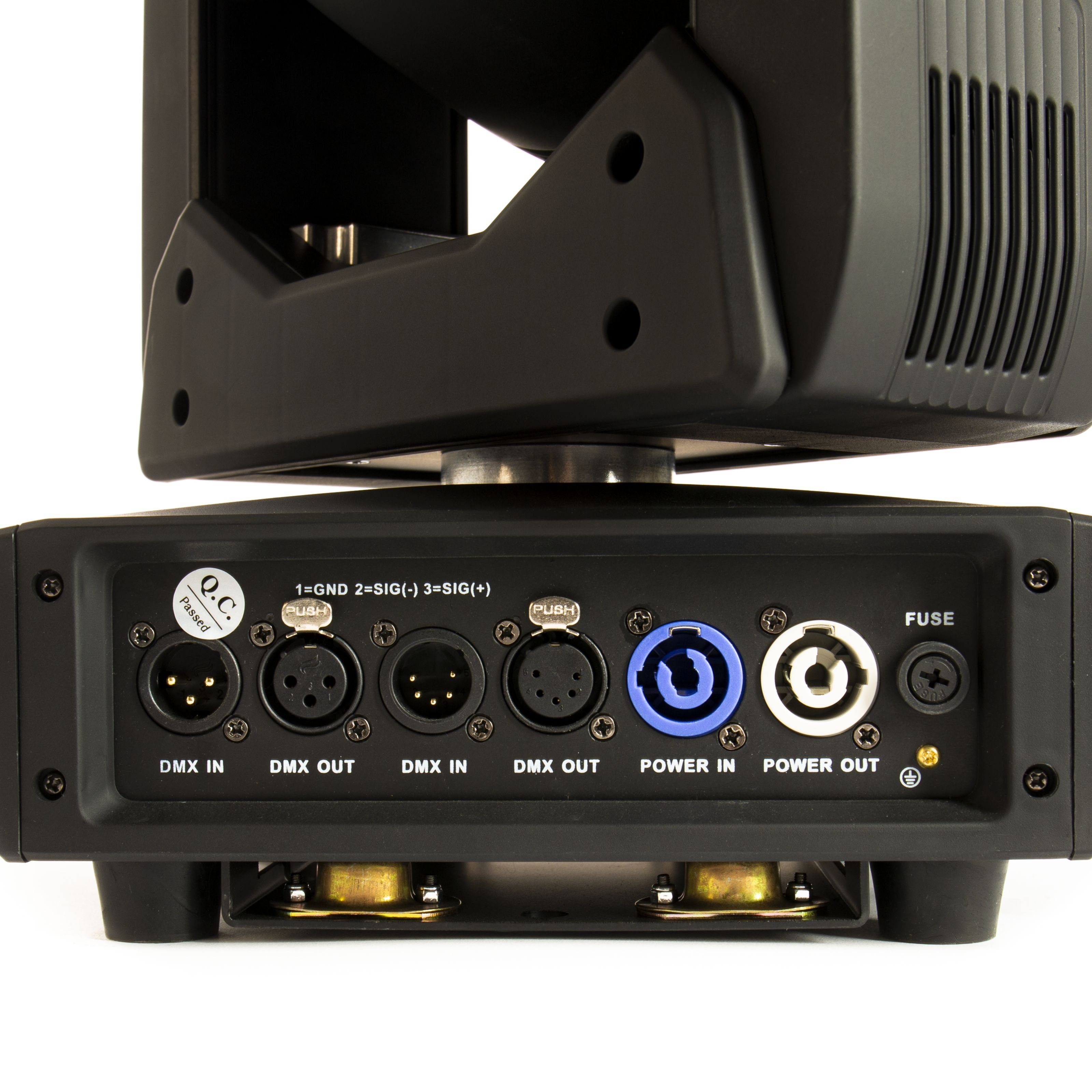 lightmaXX LED Scheinwerfer, LED Moving Head, 100W, DMX, Prisma, Goborad, Frostfilter