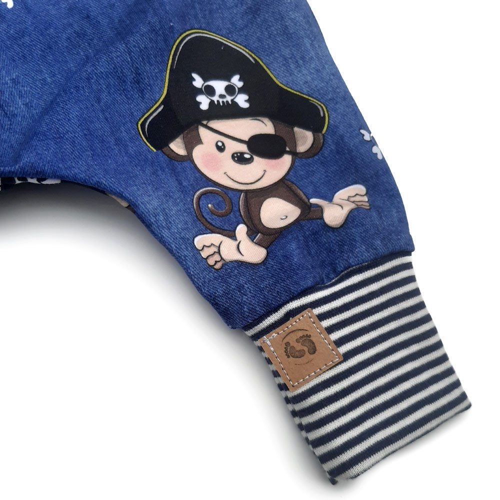 Land-Juwelen Strampler TEDDY PIRAT BLAU Strampler