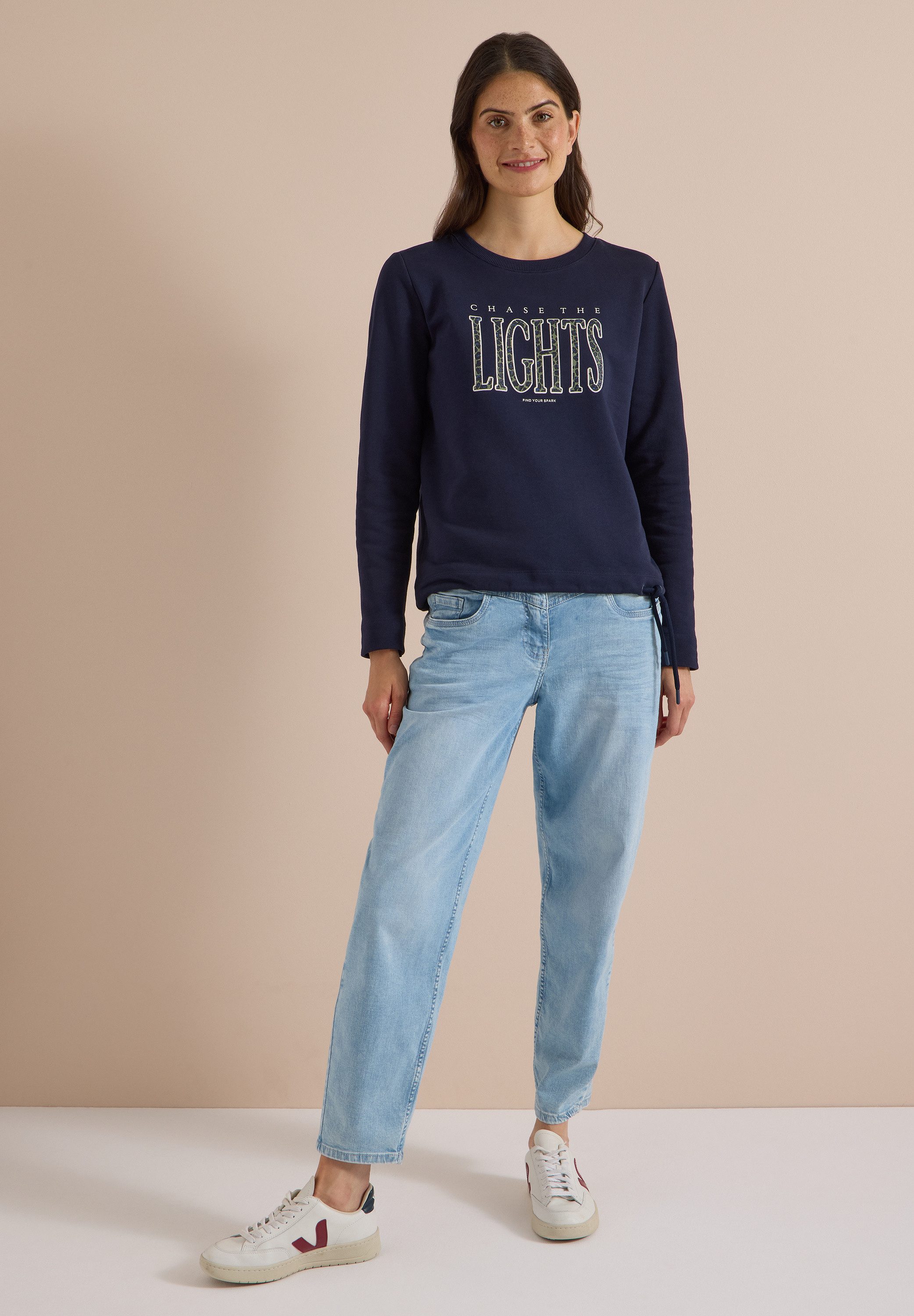 CECIL Sweatshirt mit Tunnelzug am Saum – Bild 3 von 5