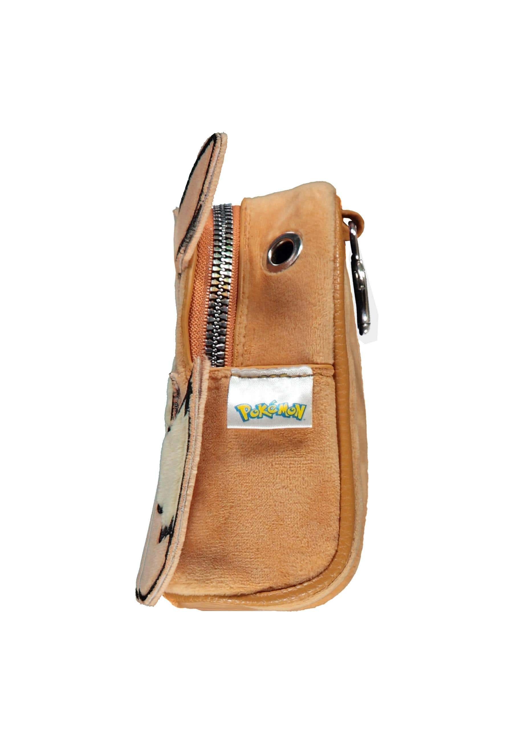 POKÉMON Schultertasche Eevee Evoli Micro Bag, Plüsch Handtasche Kawaii