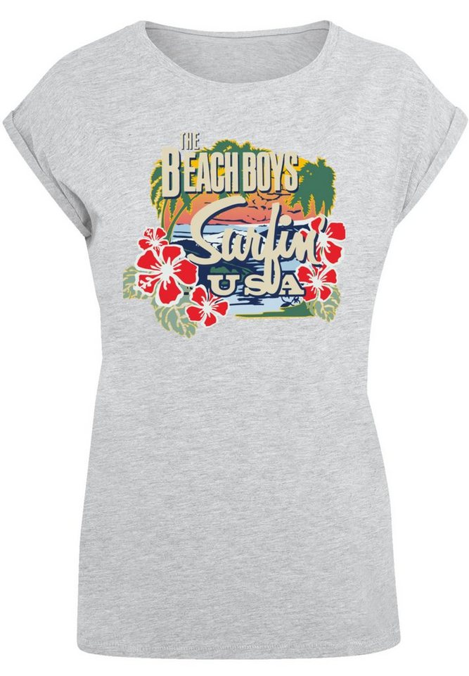 F4NT4STIC T-Shirt The Beach Boys Musik Band Tropical Premium Qualität, Sehr  weicher Baumwollstoff mit hohem Tragekomfort