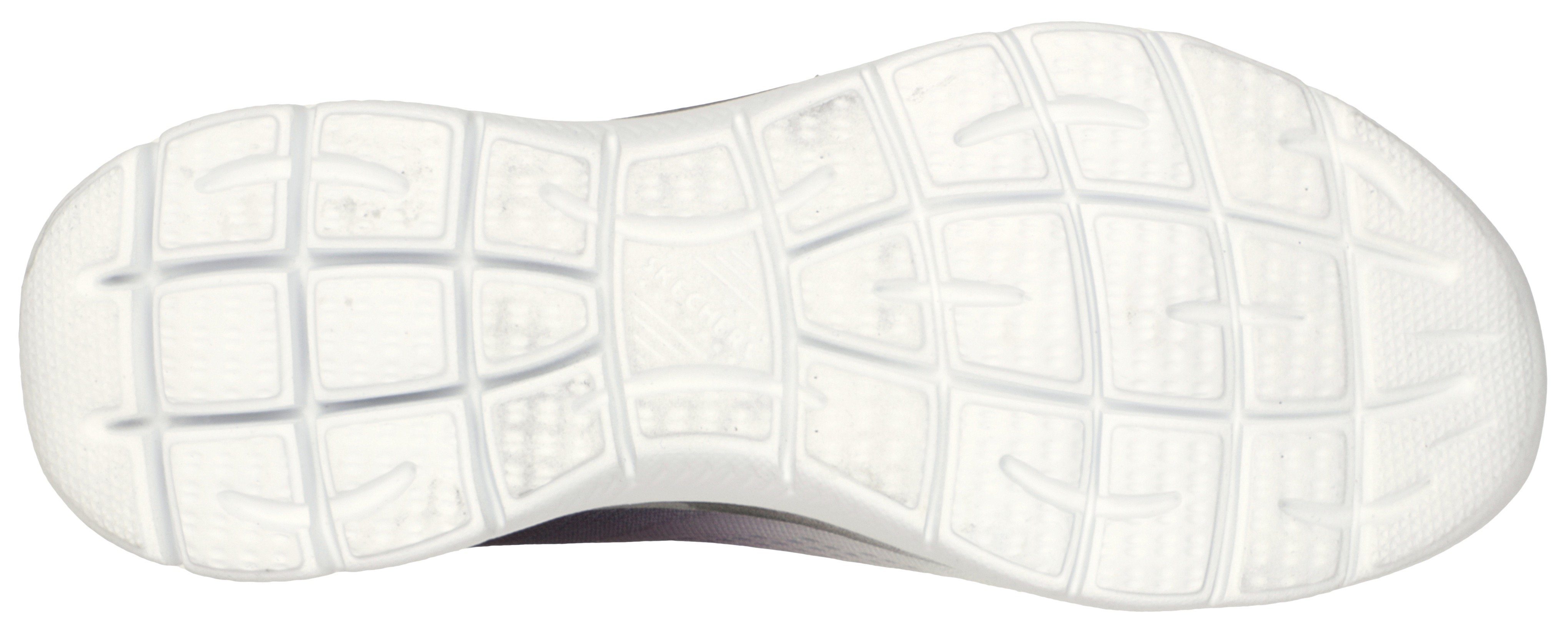 CHARMER Skechers Sneaker mit BRIGHT schwarz-weiß schönem Farbverlauf Slip-On SUMMITS