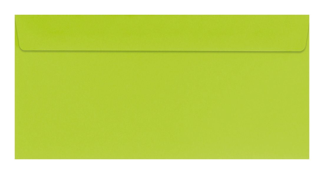 Livepac Office Briefumschlag 50 farbige Briefumschläge / Din lang / Farbe: hellgrün