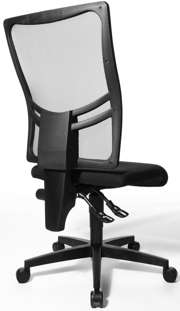 TOPSTAR Drehstuhl Drehstuhl Net Point 10 schwarz ohne Armlehnen