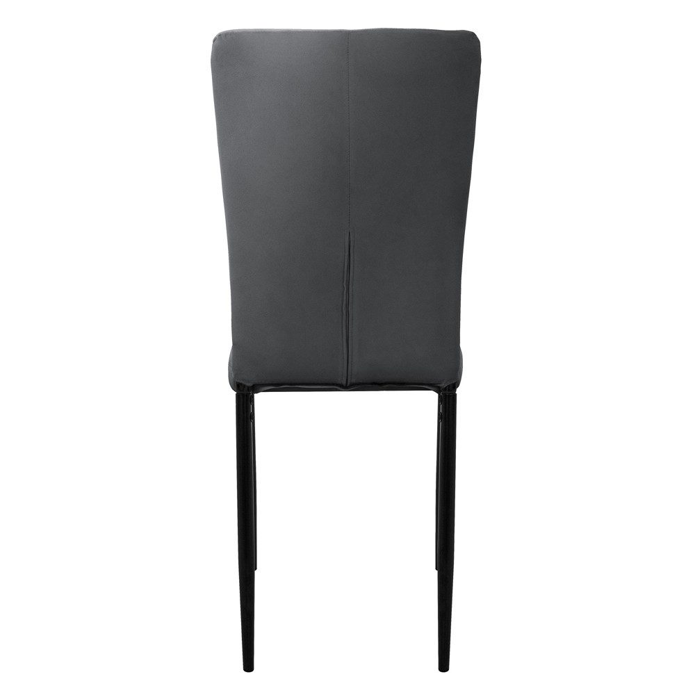 ML-DESIGN Stuhl Esszimmerstuhl mit Rückenlehne Samtbezug & Metallbeinen Küchenstühl (4 St), Polsterstuhl ergonomisch Esstisch-Stuhl Wohnzimmerstuhl – Bild 4 von 5