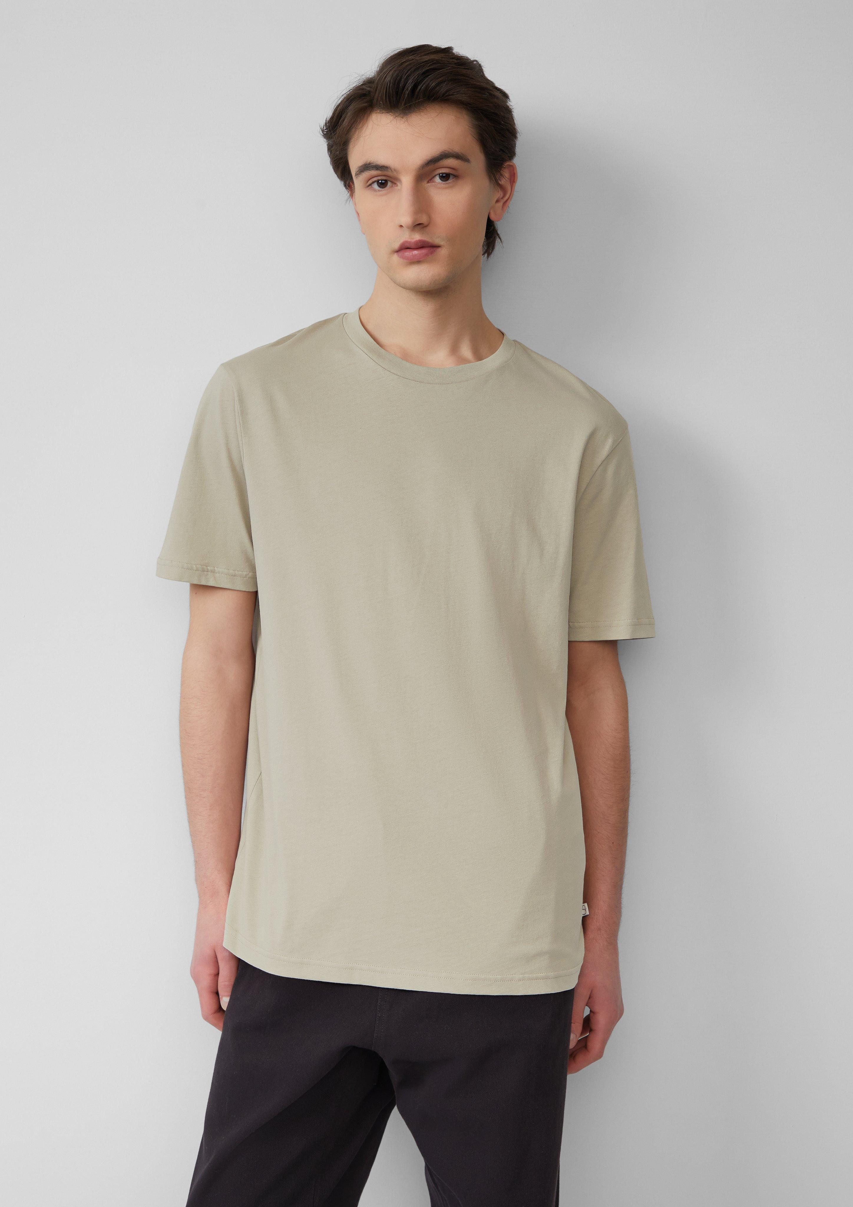 QS Kurzarmshirt T-Shirt mit Rundhalsausschnitt günstig online kaufen